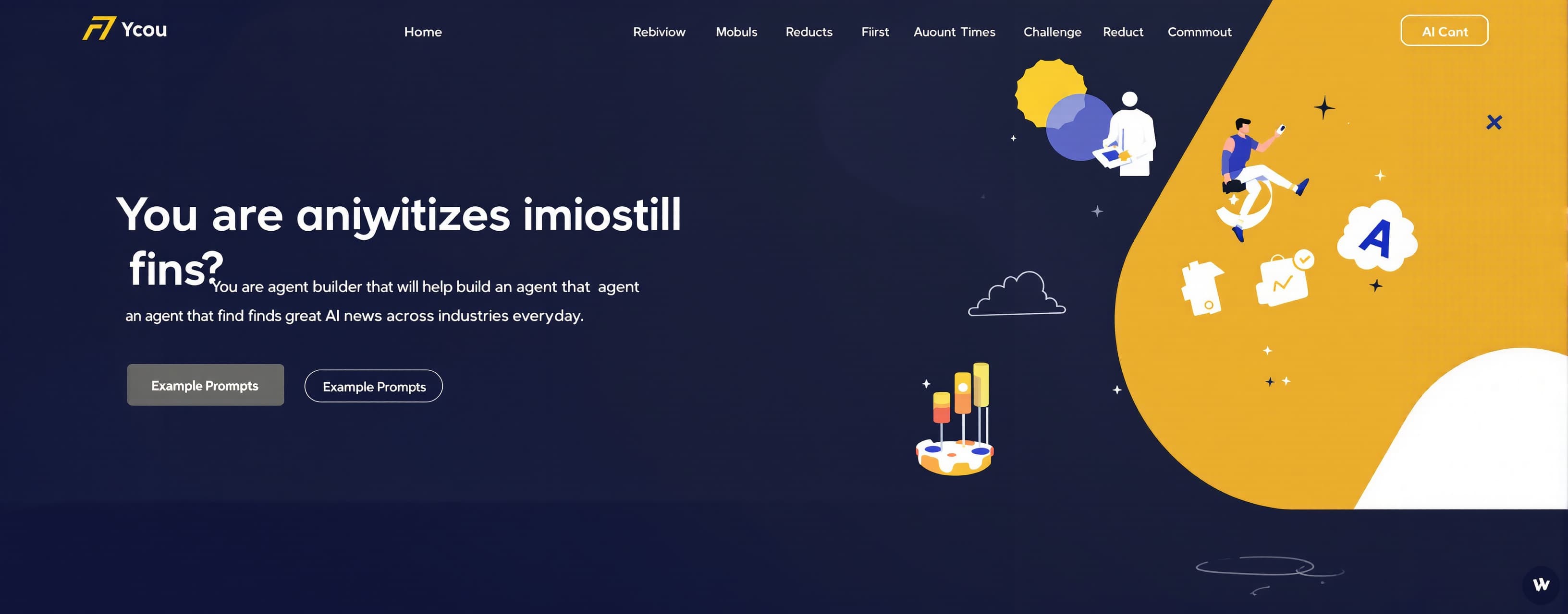 You are agent builder that will help build an agent that fin...
