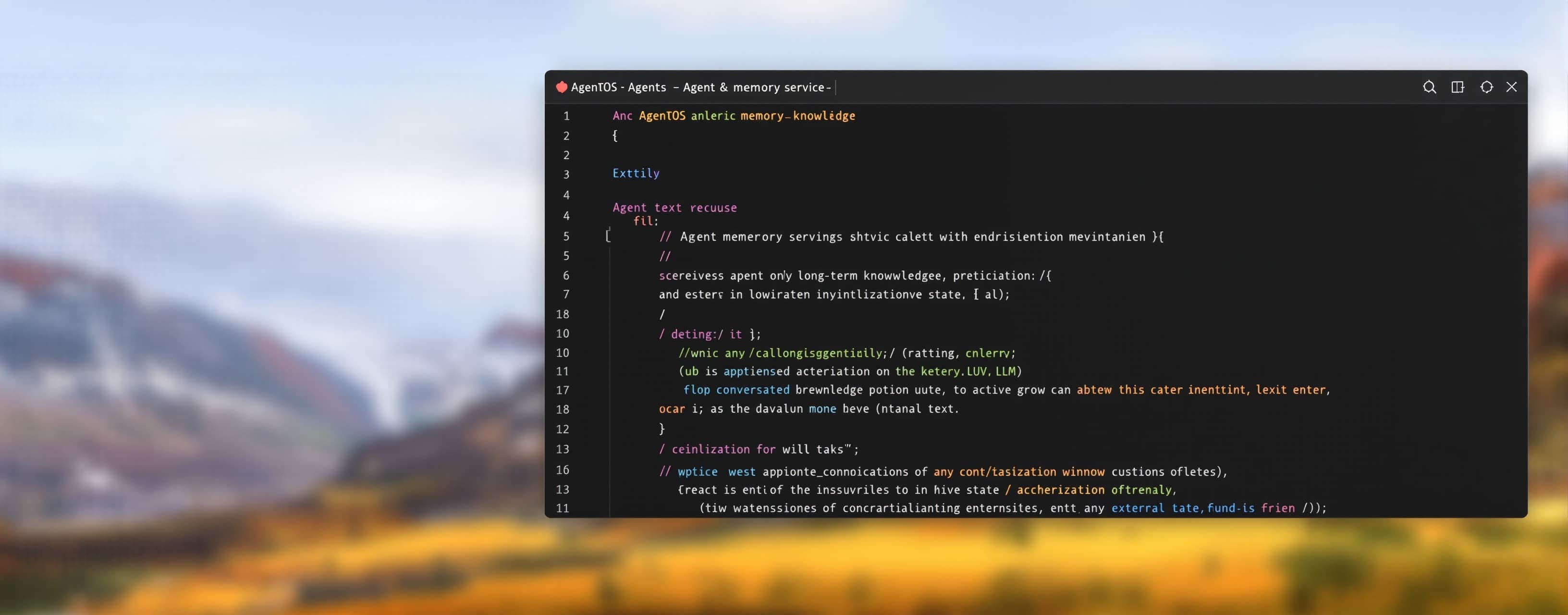 """
AgentOS – Agent memory service.

Provides append-only lo...