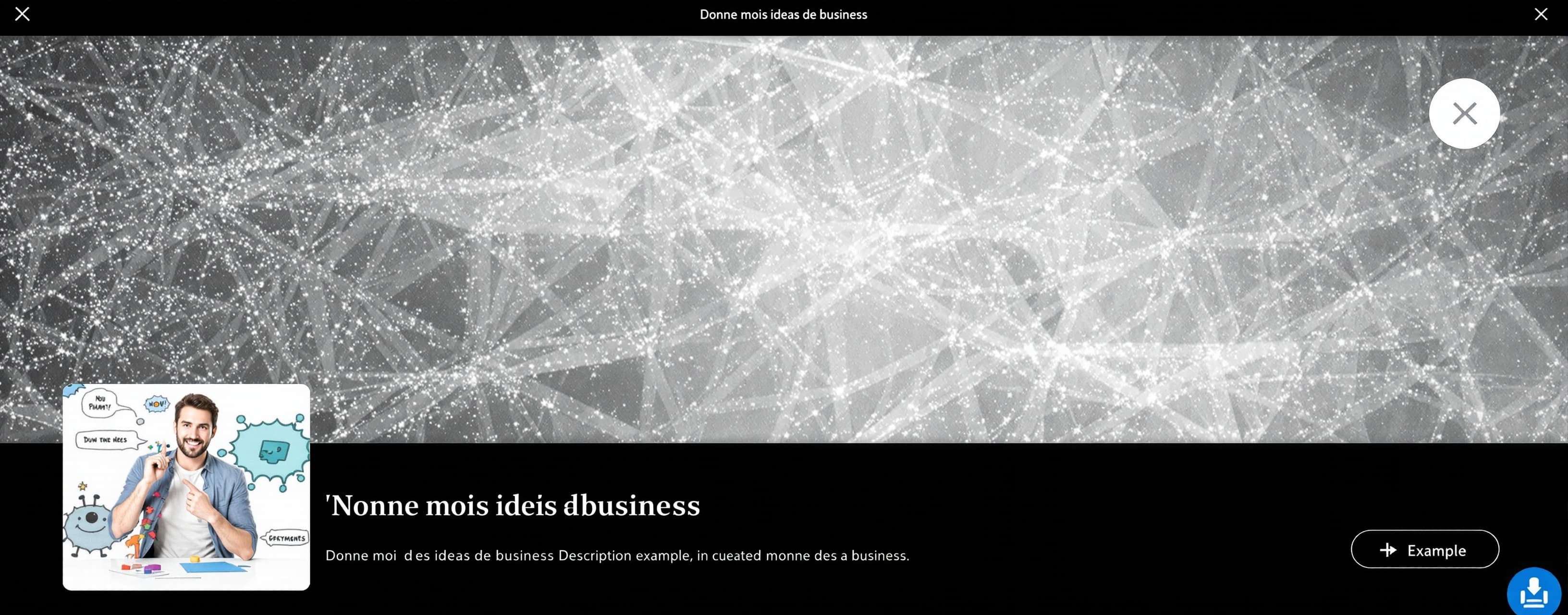 Donne moi des idées de business