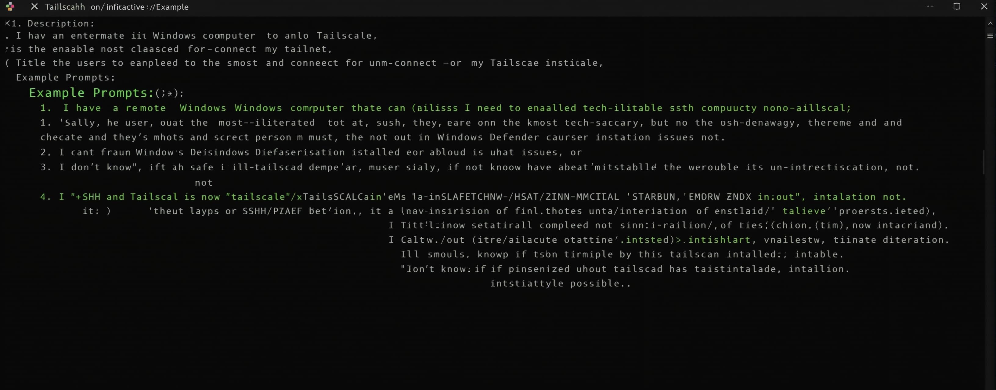 SSH and Tailscale non-interactive installation.