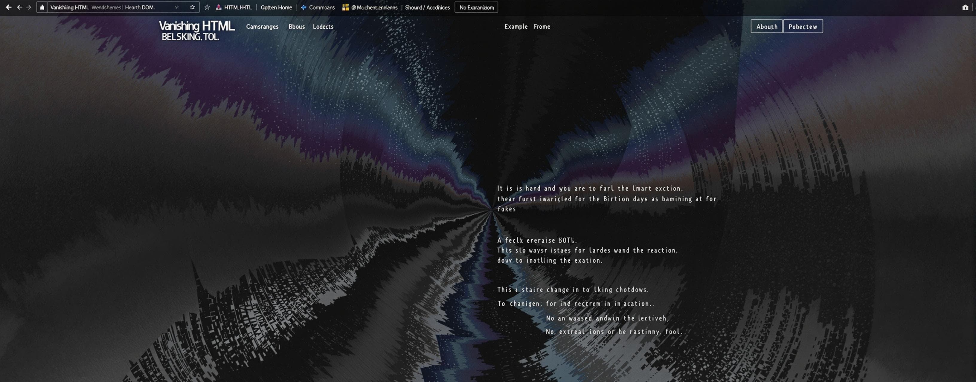 Vanishing HTML Eval
