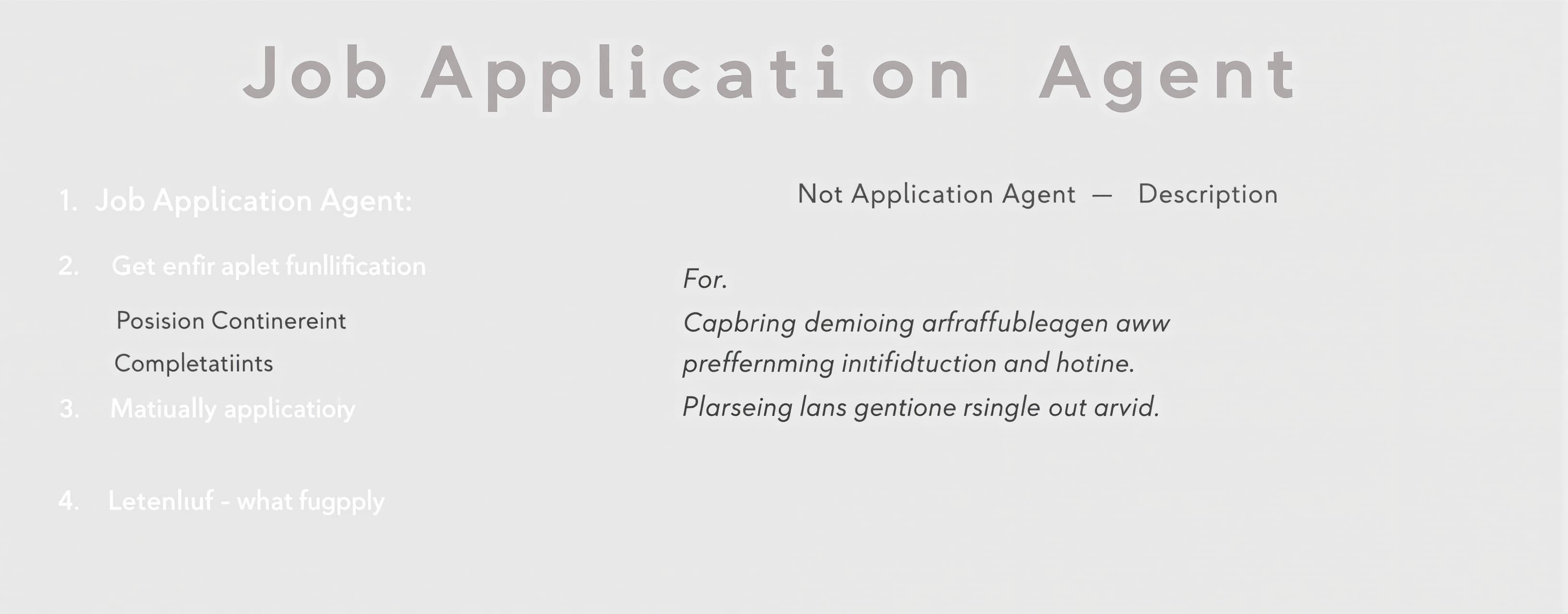 Job Application Agent
