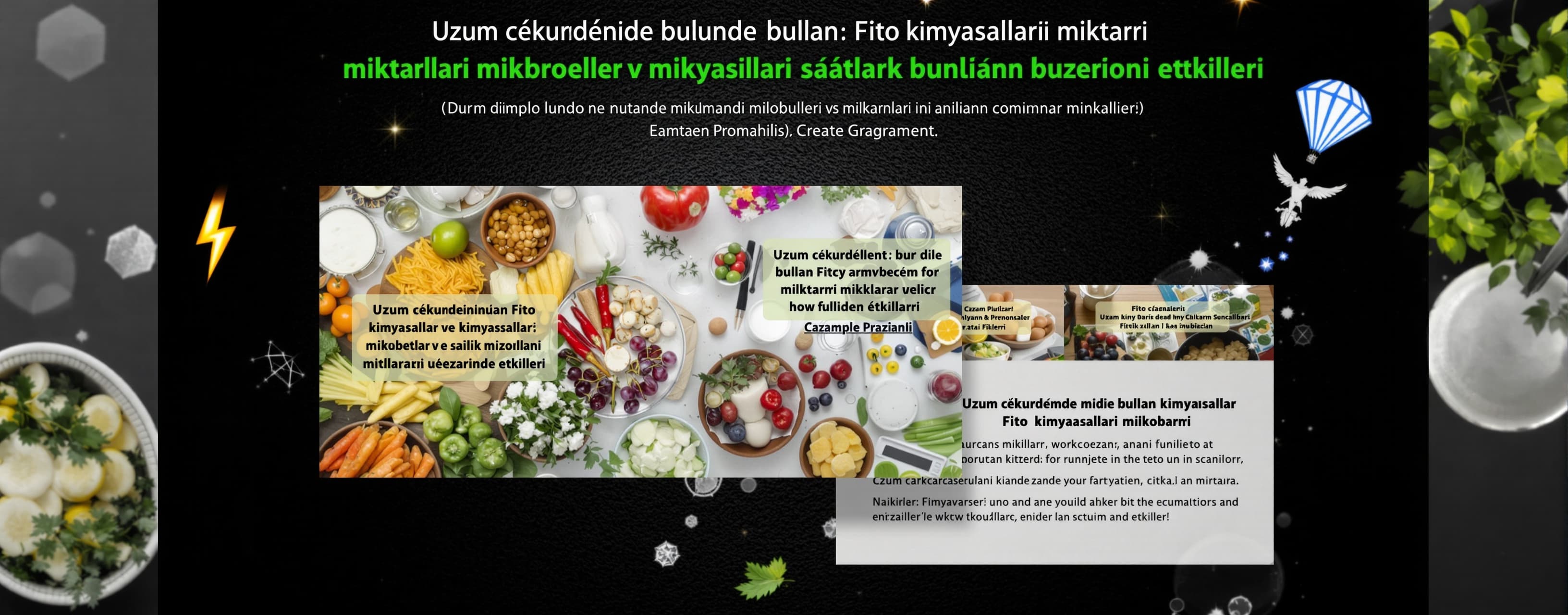 Üzüm çekirdeğinde bulunan Fito kimyasallar miktarları mikrob...