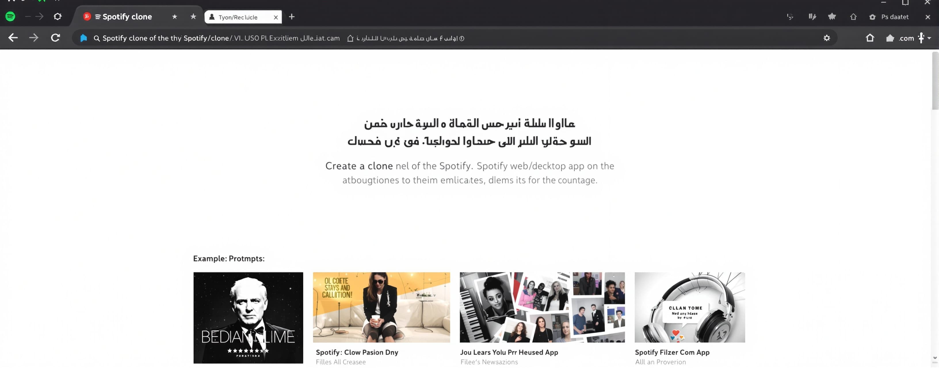 Spotify clone