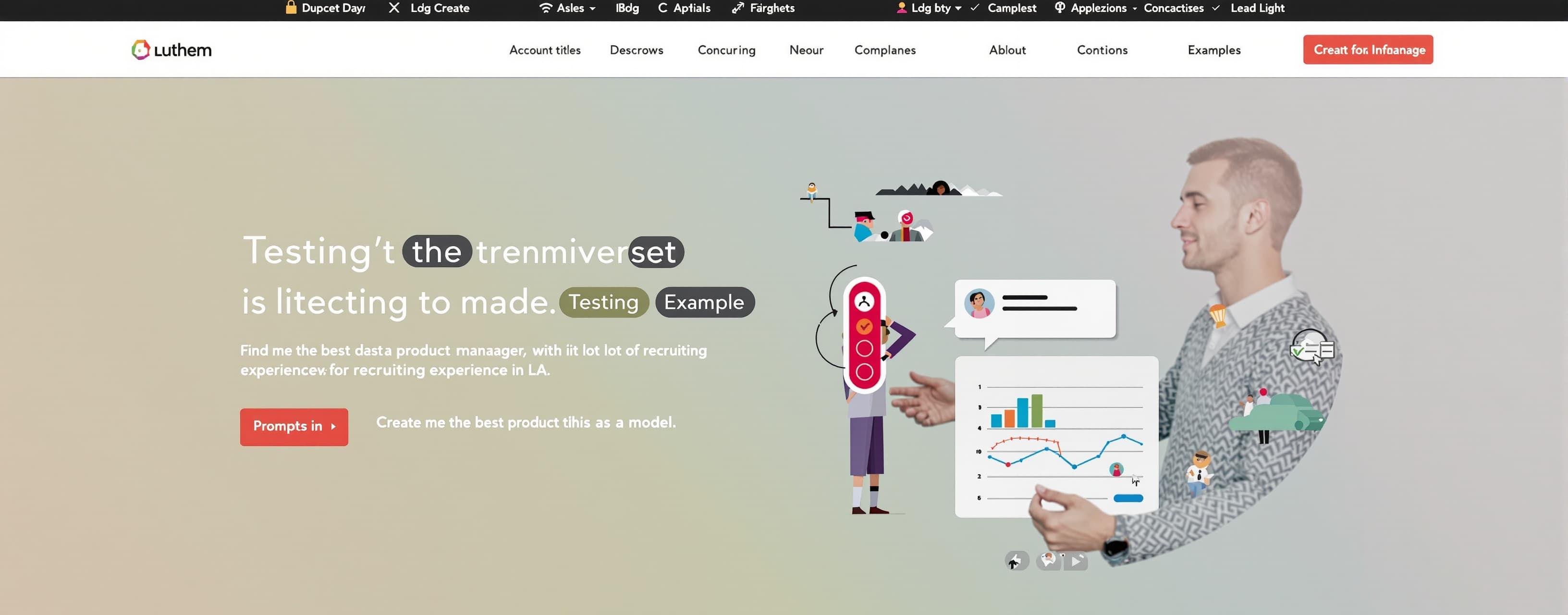 Testingt the model