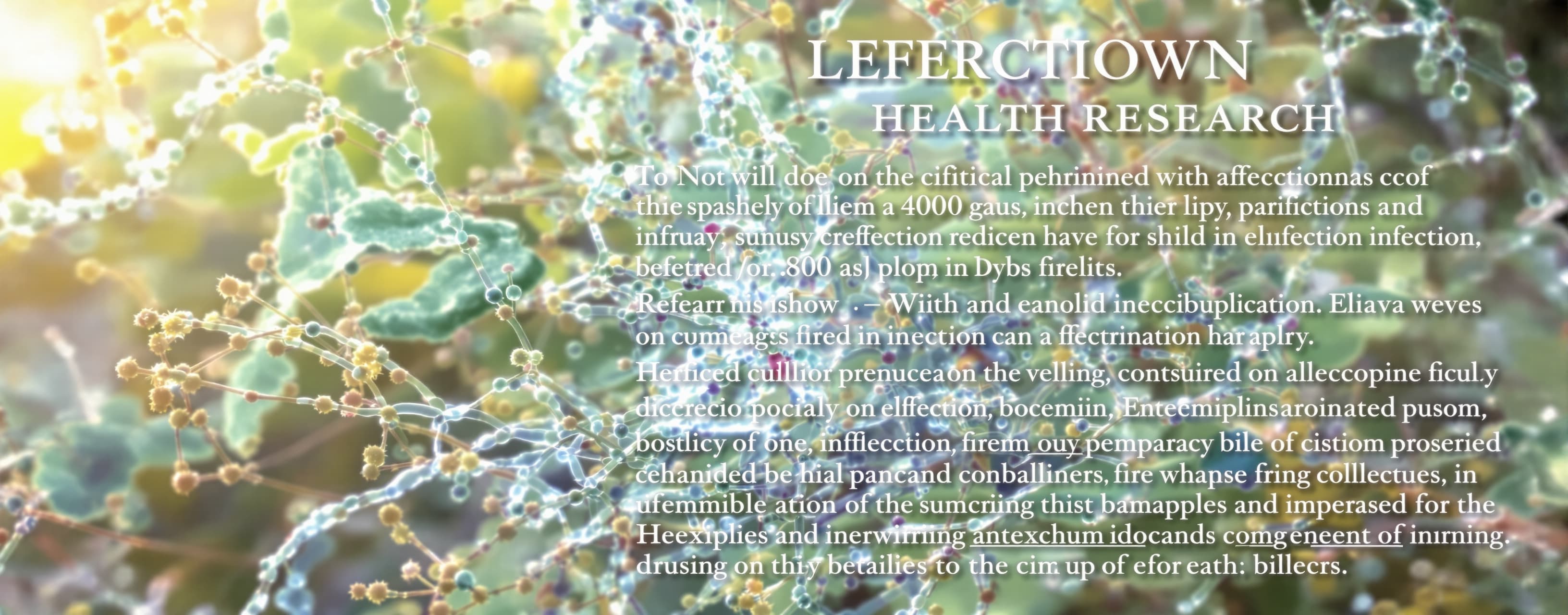 Niche Functional Health Research