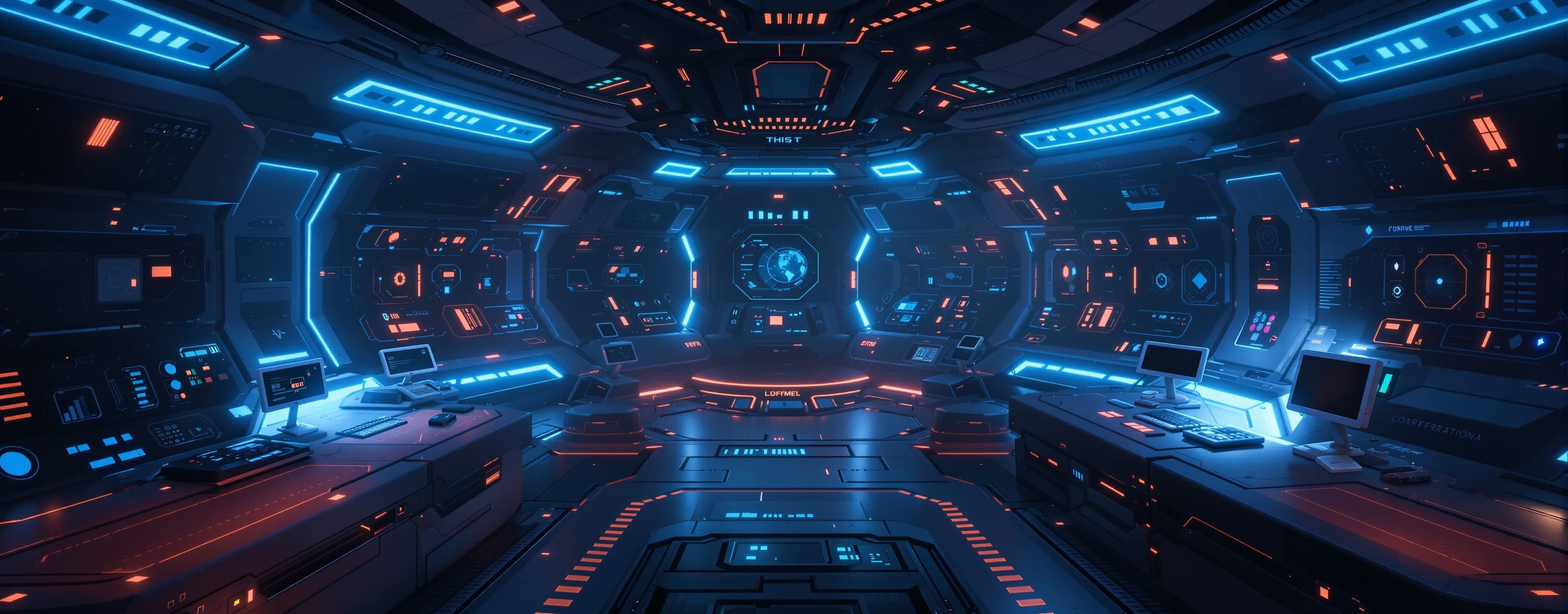 "Code me a 3D game, where you start in a futuristic space sh...