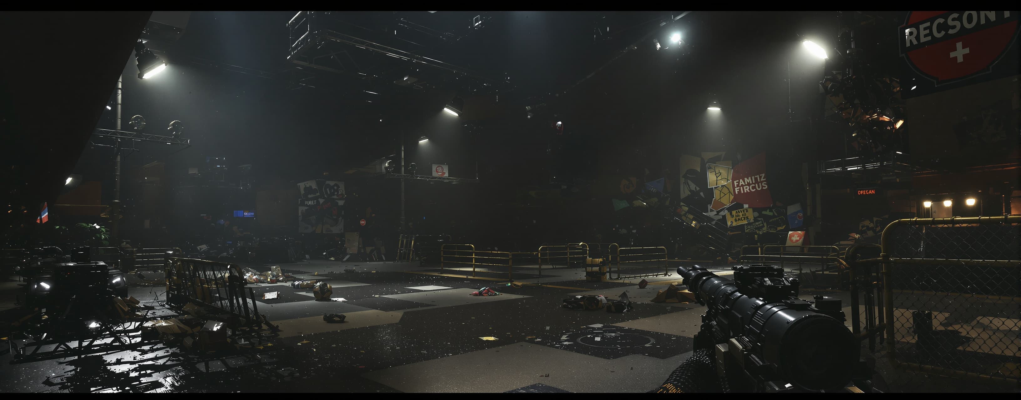 Make the most visually impressive lighting for the R6 map Or...