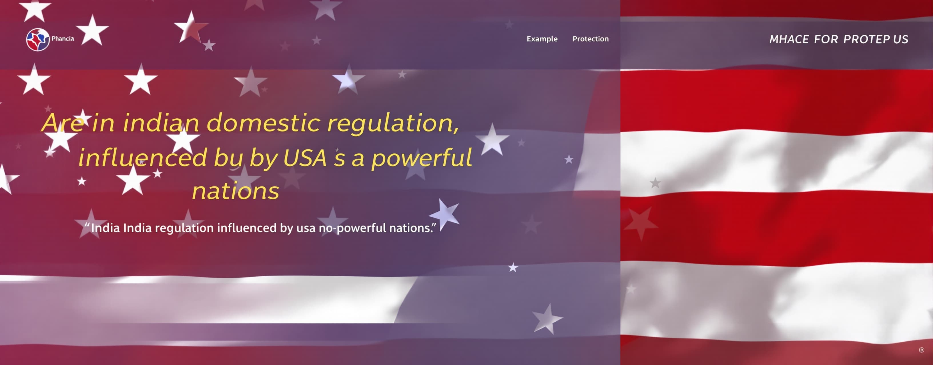 Are indian domestic regulation influenced by usa powerful na...