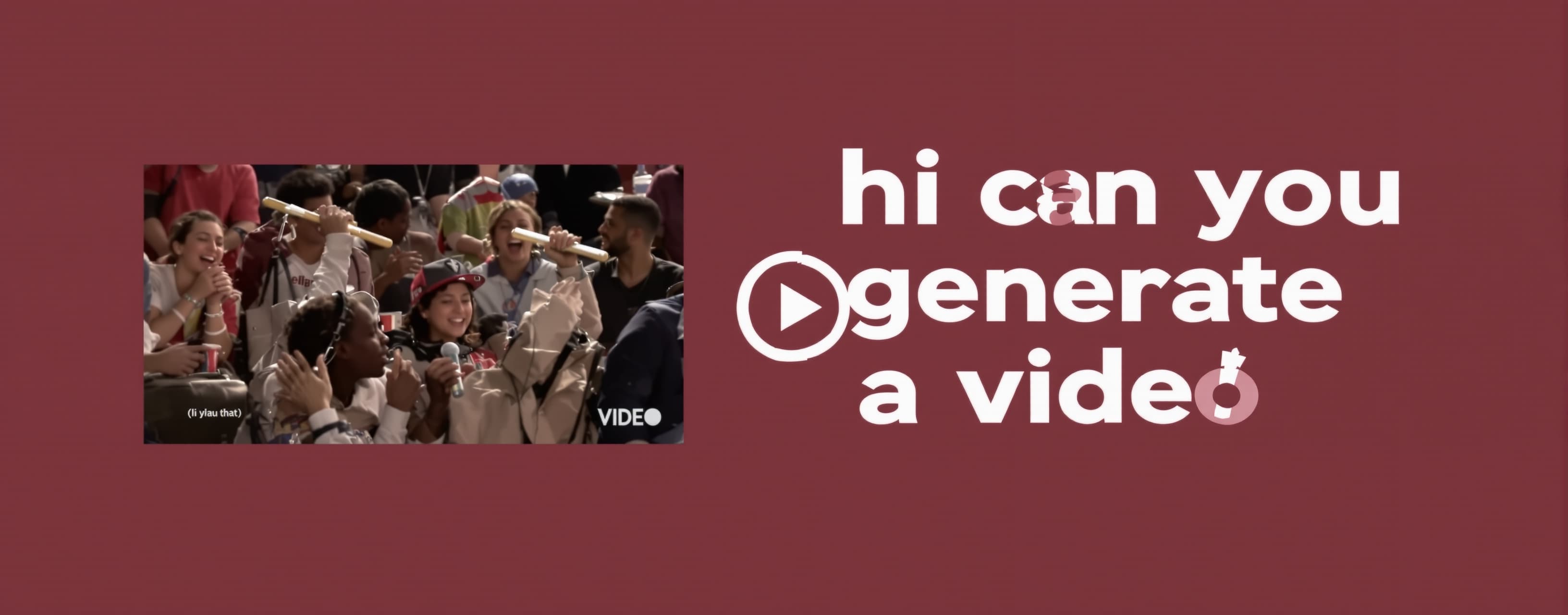 hi can you generate a video