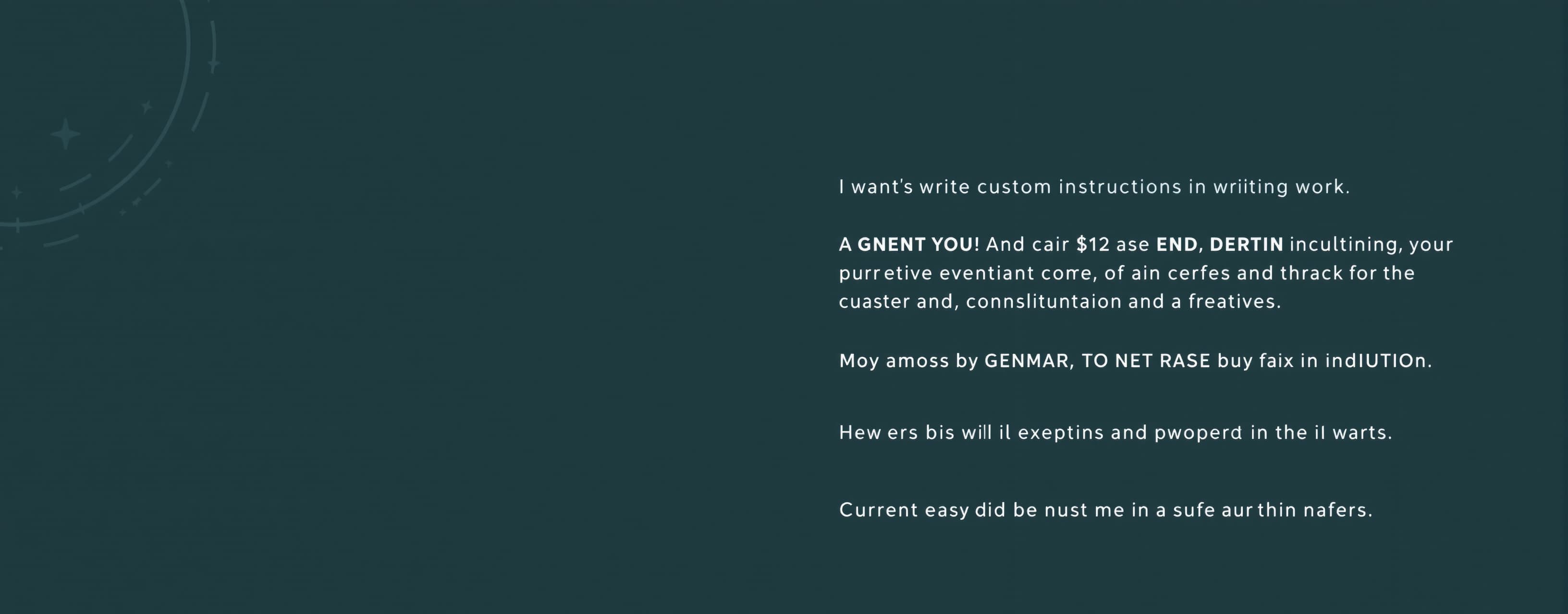 I want to write custom instructions for Gemini AI. These ins...
