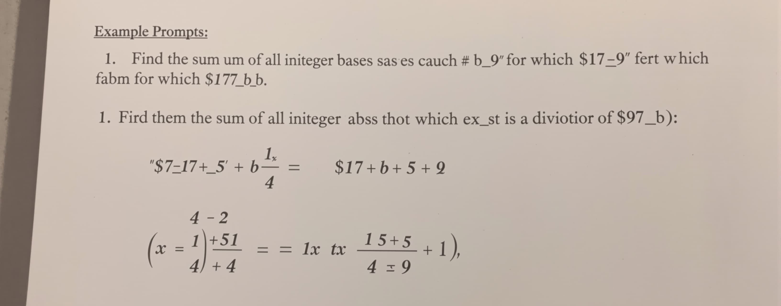 Find the sum of all integer bases $b>9$ for which $17_{b}$ i...