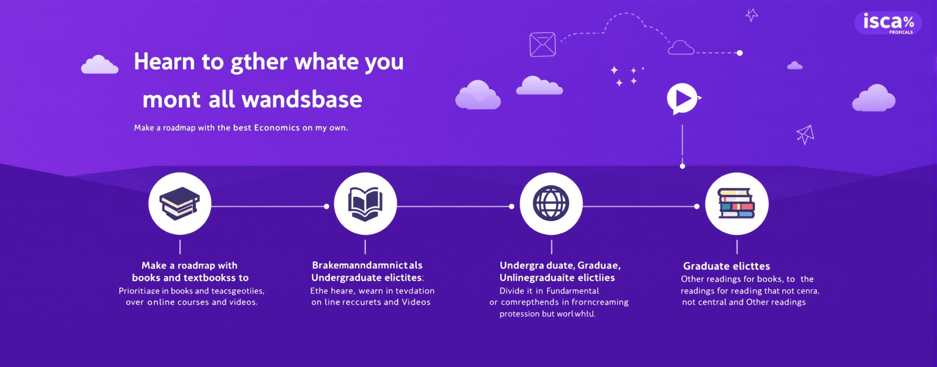 Make a roadmap with the best resources to learn Economics on...
