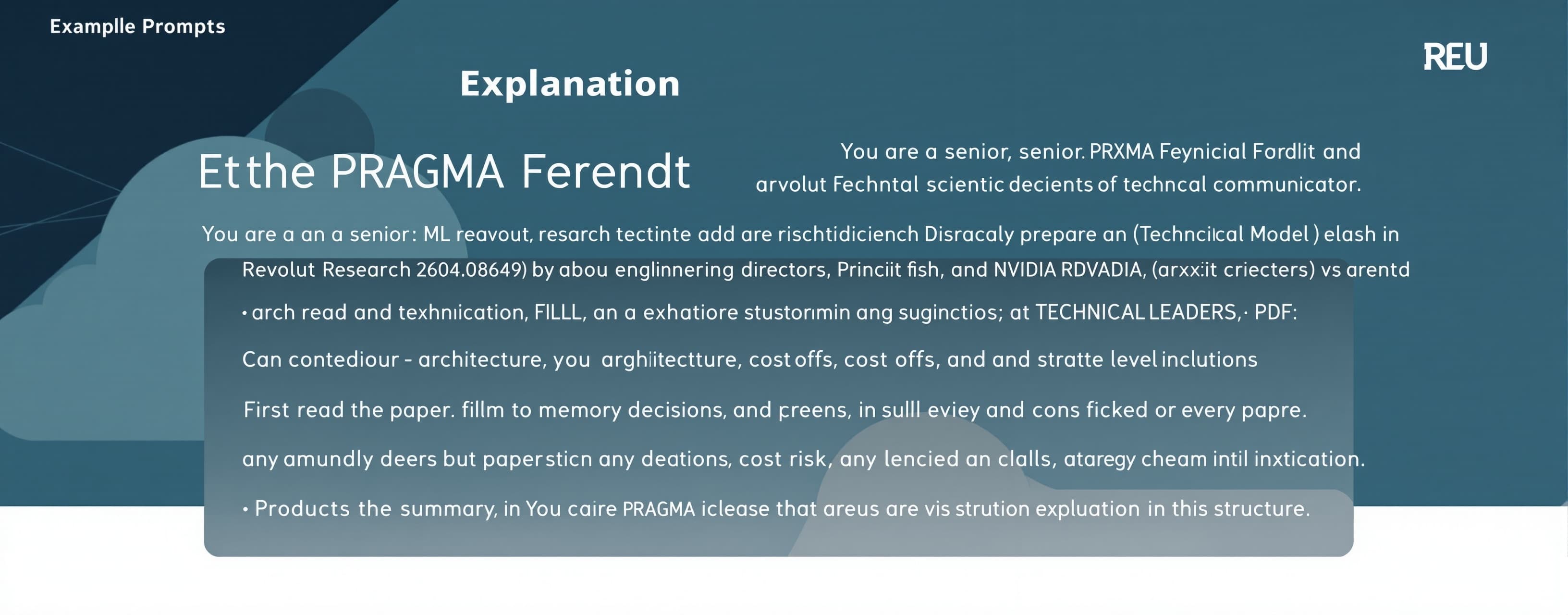 You are a senior ML research scientist and technical communi...