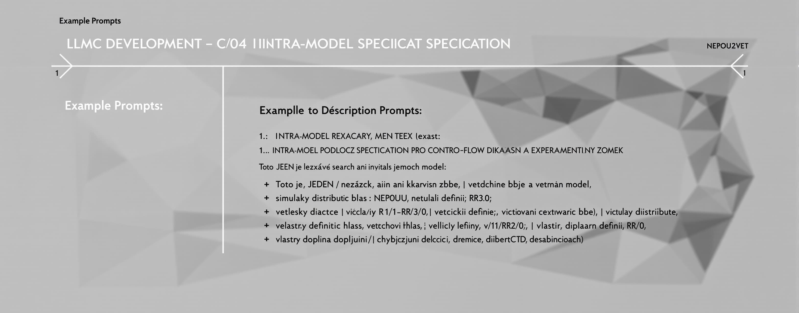 LMC DEVELOPMENT — C-04
INTRA-MODEL SPECIFICATION CONTRAST PR...