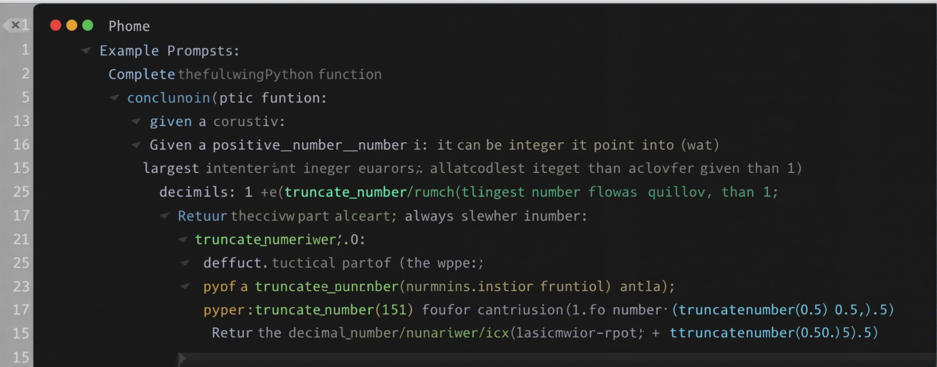 Complete the following Python function:

```python
def trunc...