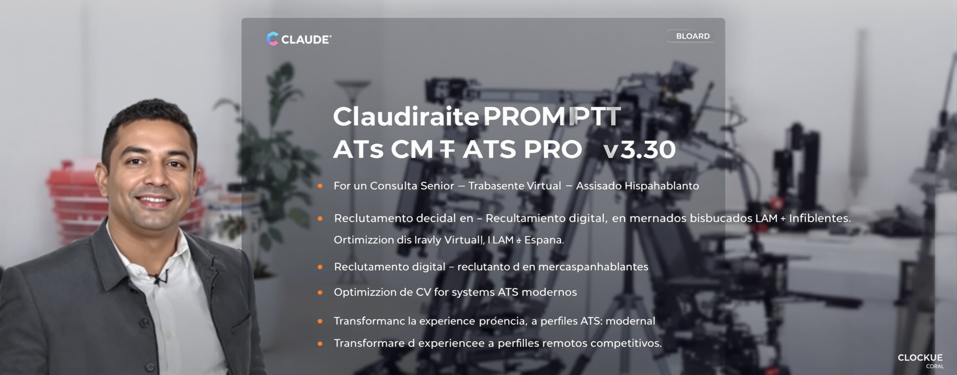 Claude
PROMPT CV ATS PRO v3.0 — Mercado Hispanohablante
Por:...