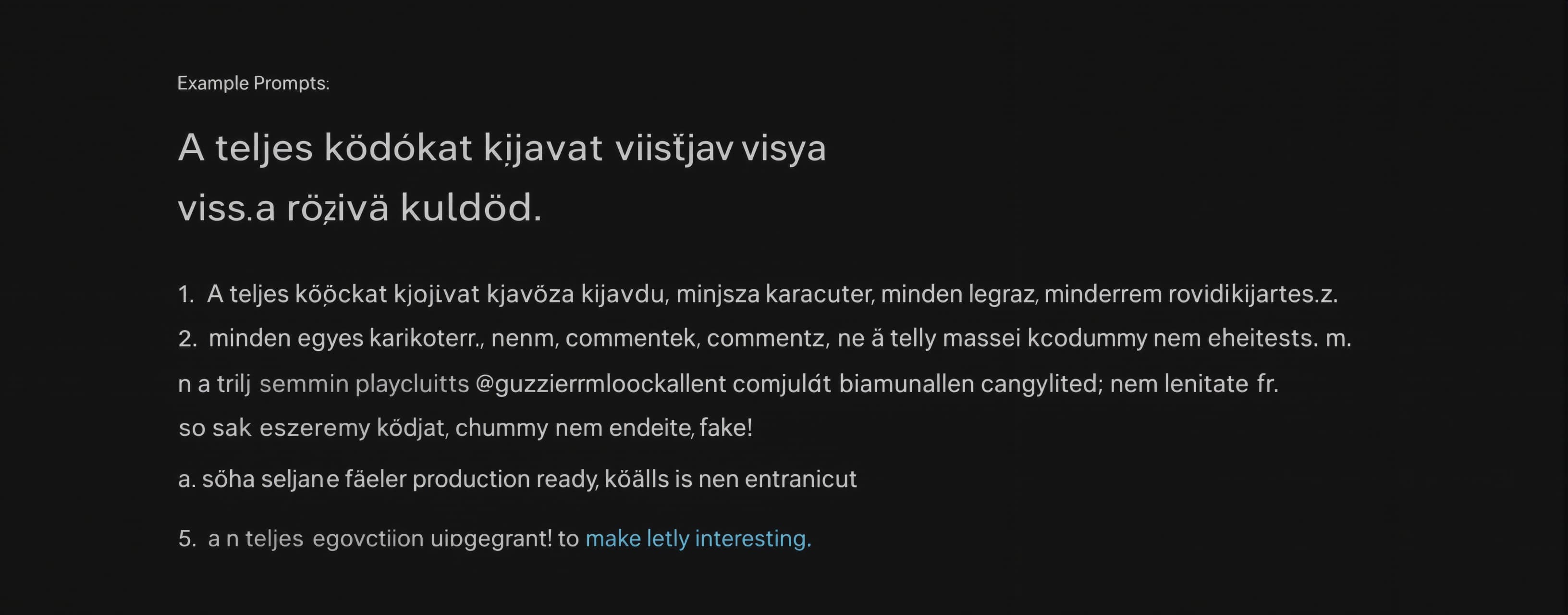 A teljes kódokat kijavítva vissza küldöd. minden egyes karak...