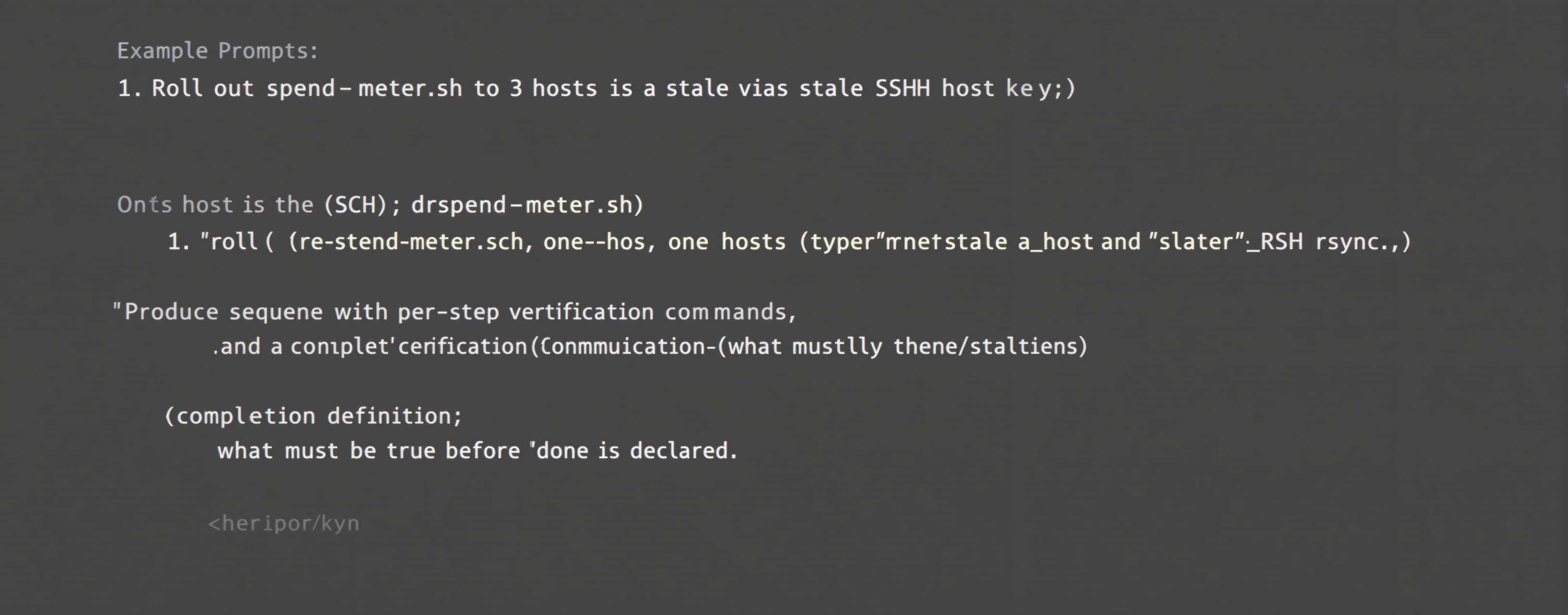 Roll out spend-meter.sh to 3 hosts via rsync; one host has a...