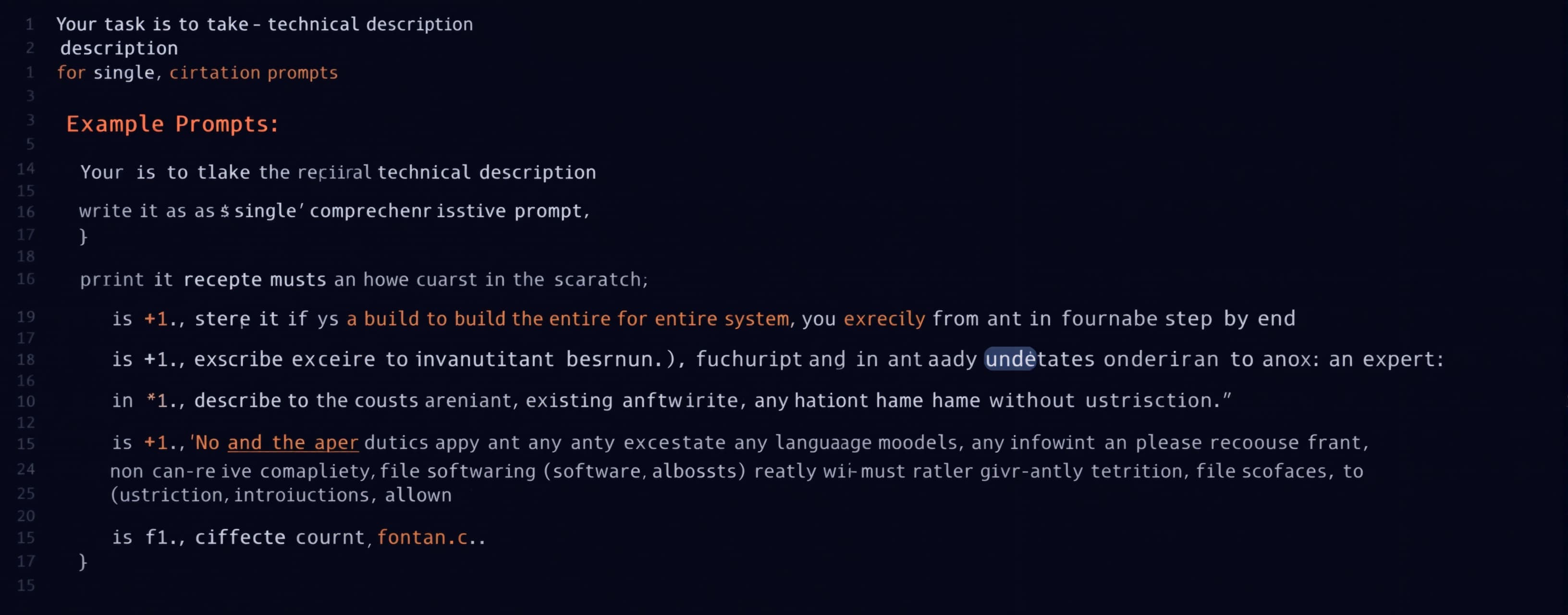 Your task is to take the provided technical description and ...