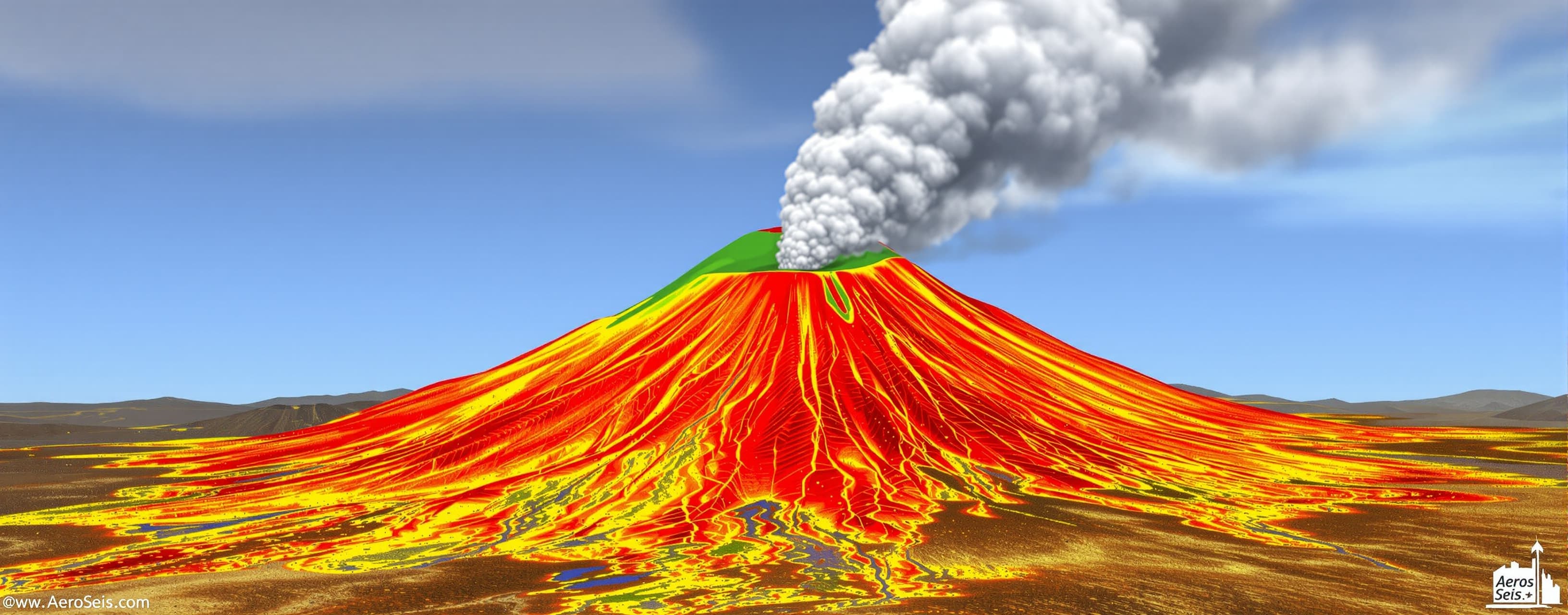 Simulation volcano