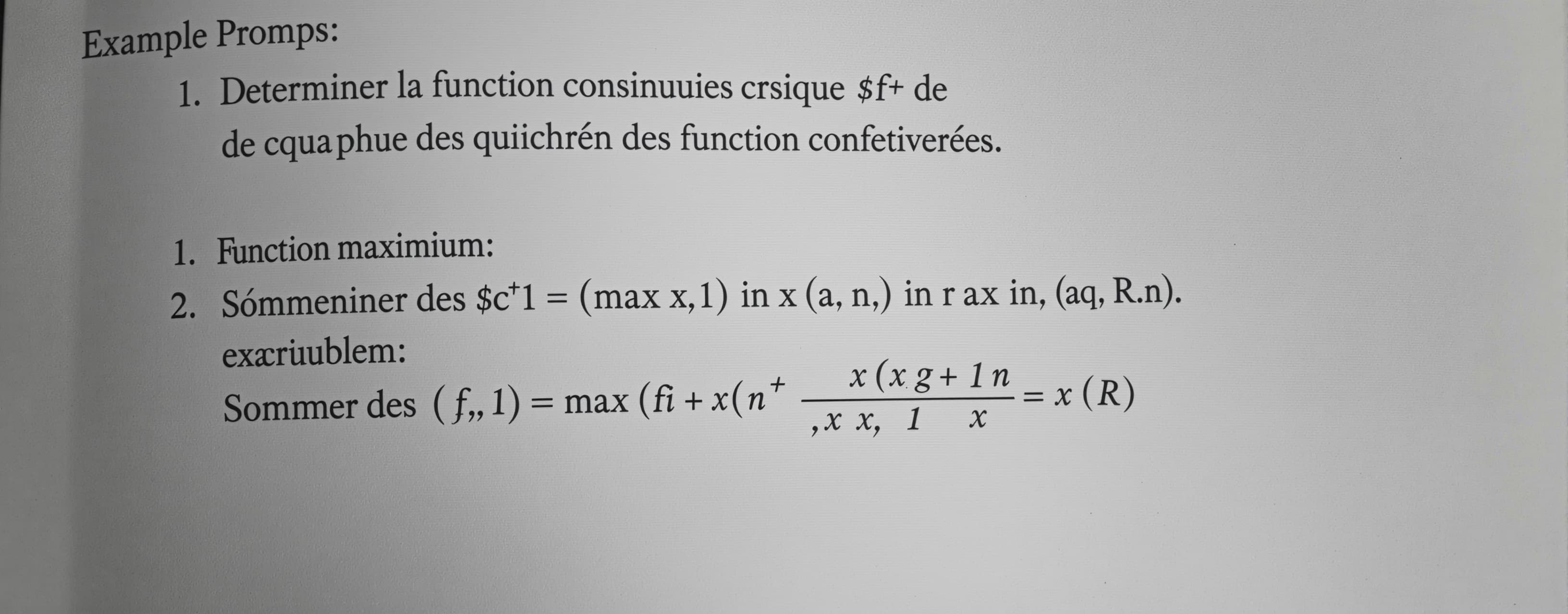 \begin{exercise}[Fonctions conjuguées] Déterminer la fonctio...