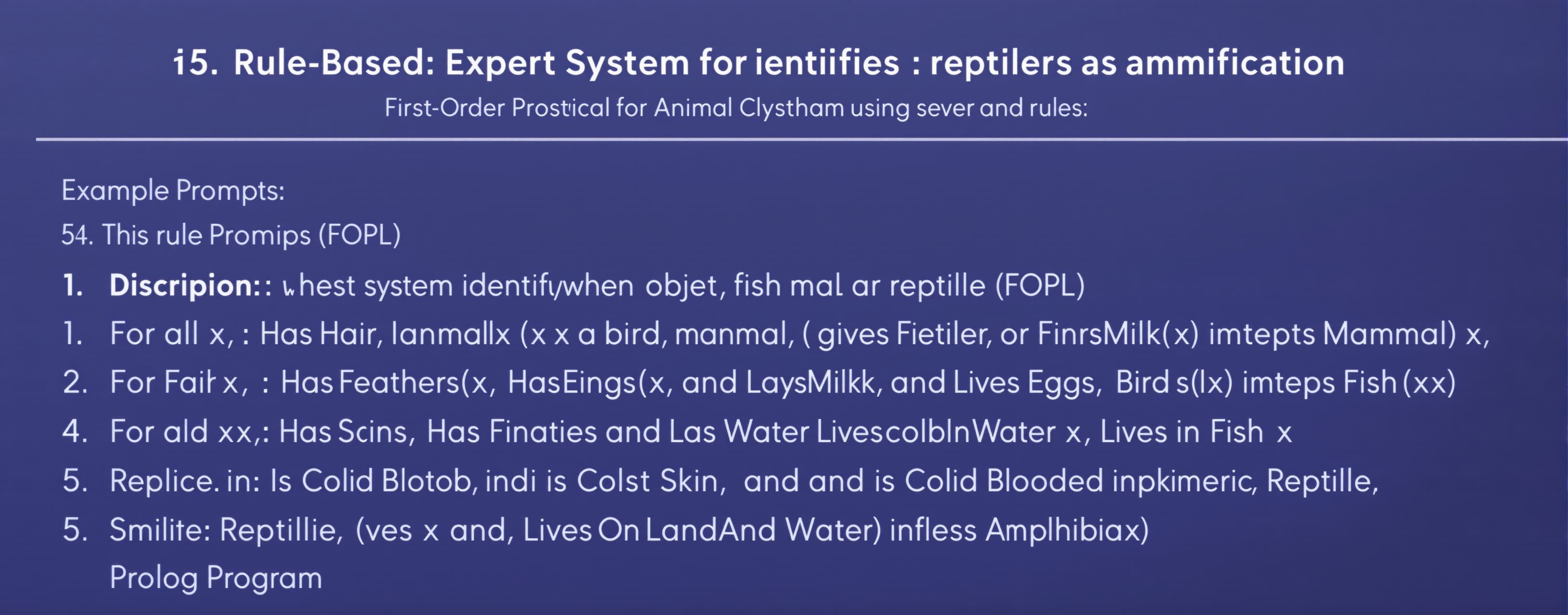 i.                 This expert system identifies whether an ...