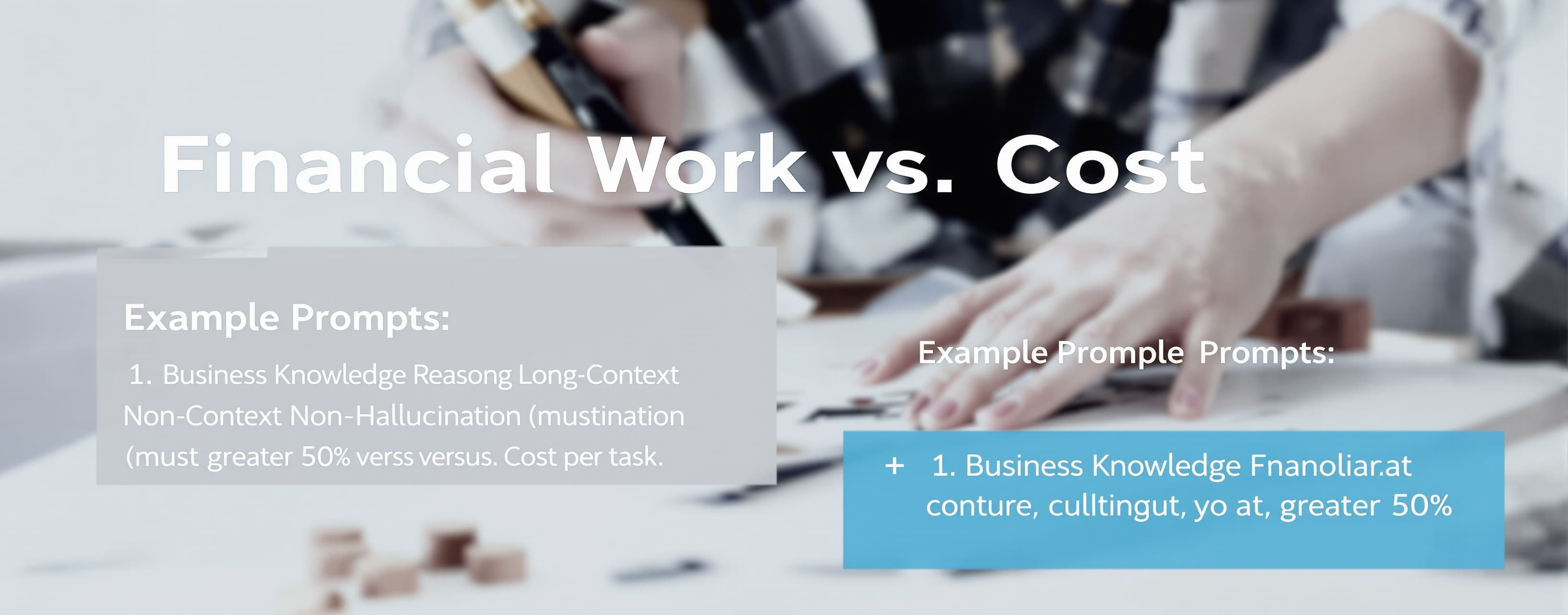 Financial Work vs. Cost