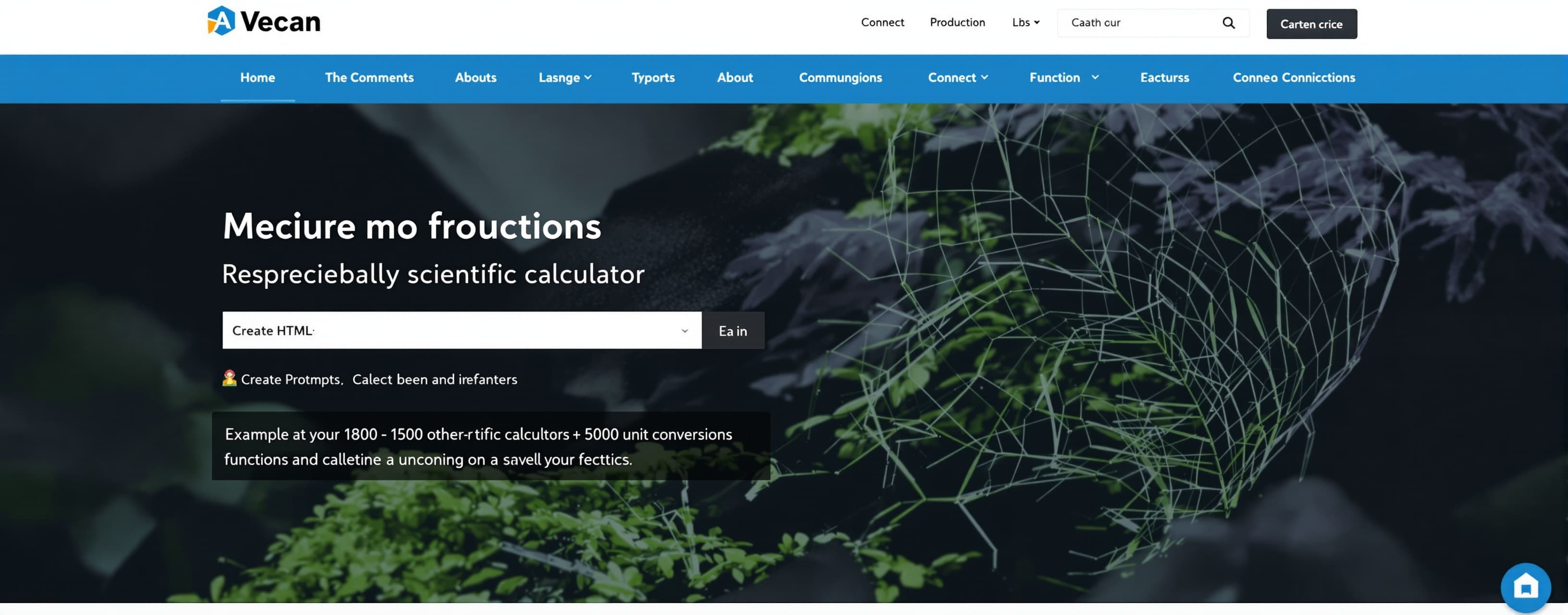 Create a pro level complex mobile friendly professional scie...