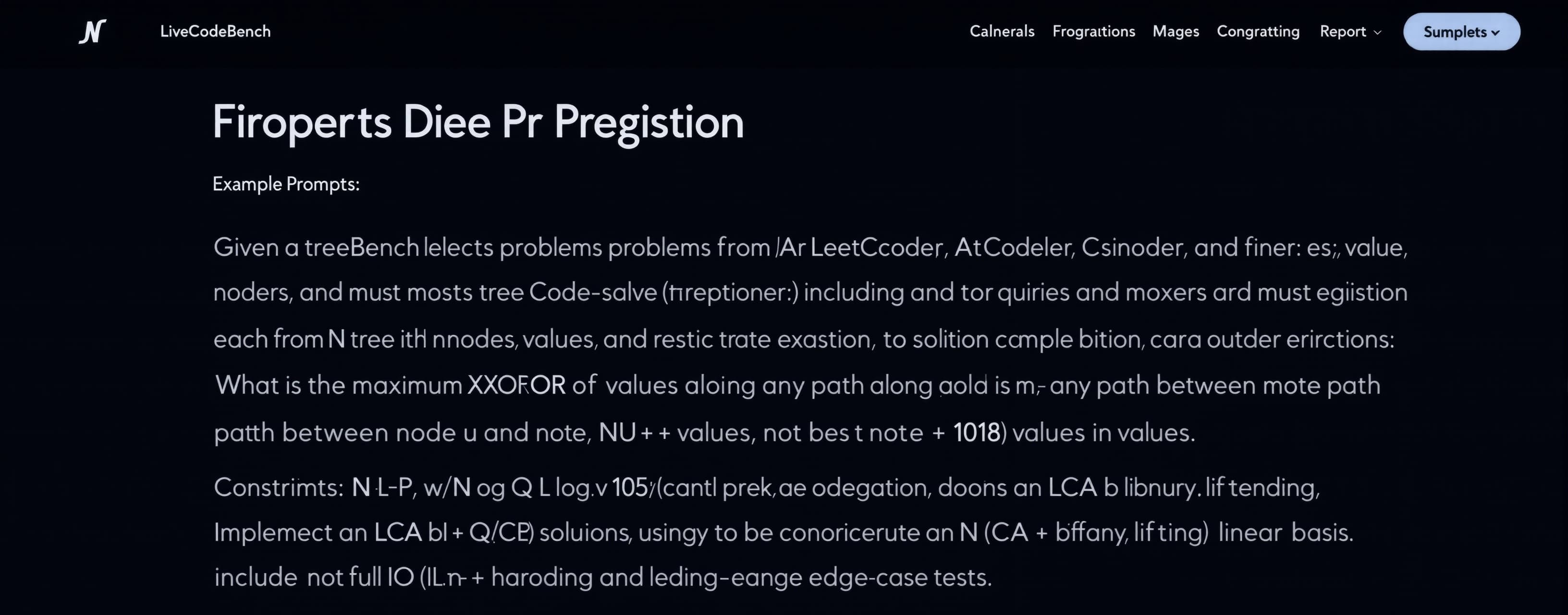 Header image for LiveCodeBench Style — Competitive Programming