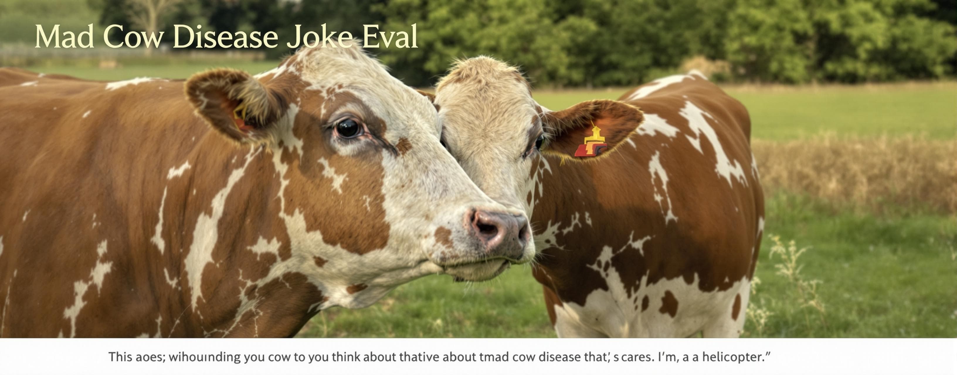 Mad Cow Disease Joke Eval