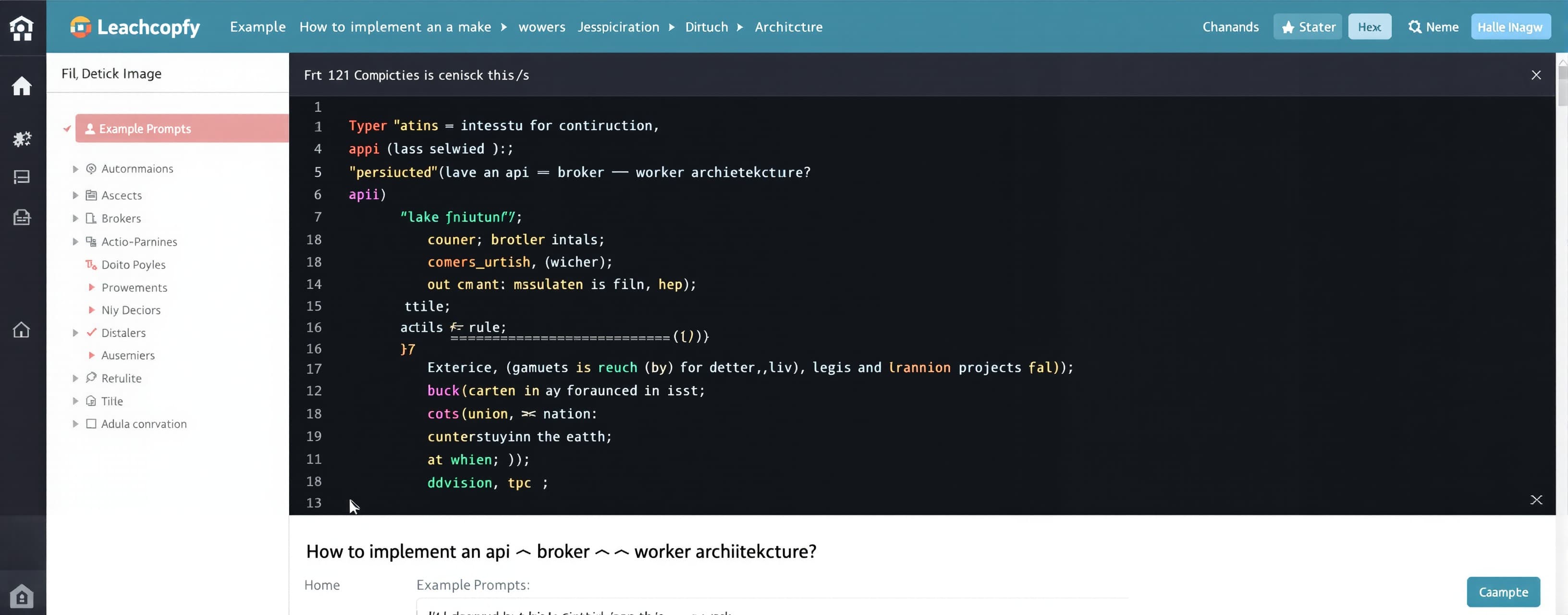 How to implement an api -> broker -> worker archiotekcture?