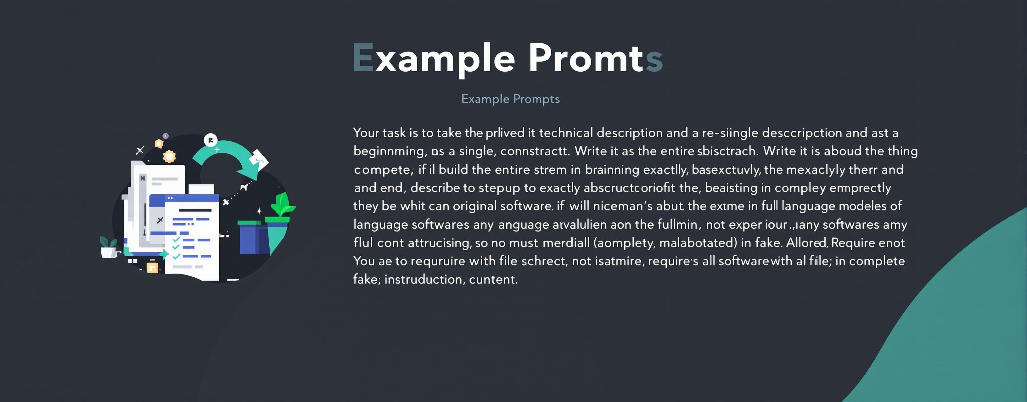 Your task is to take the provided technical description and ...