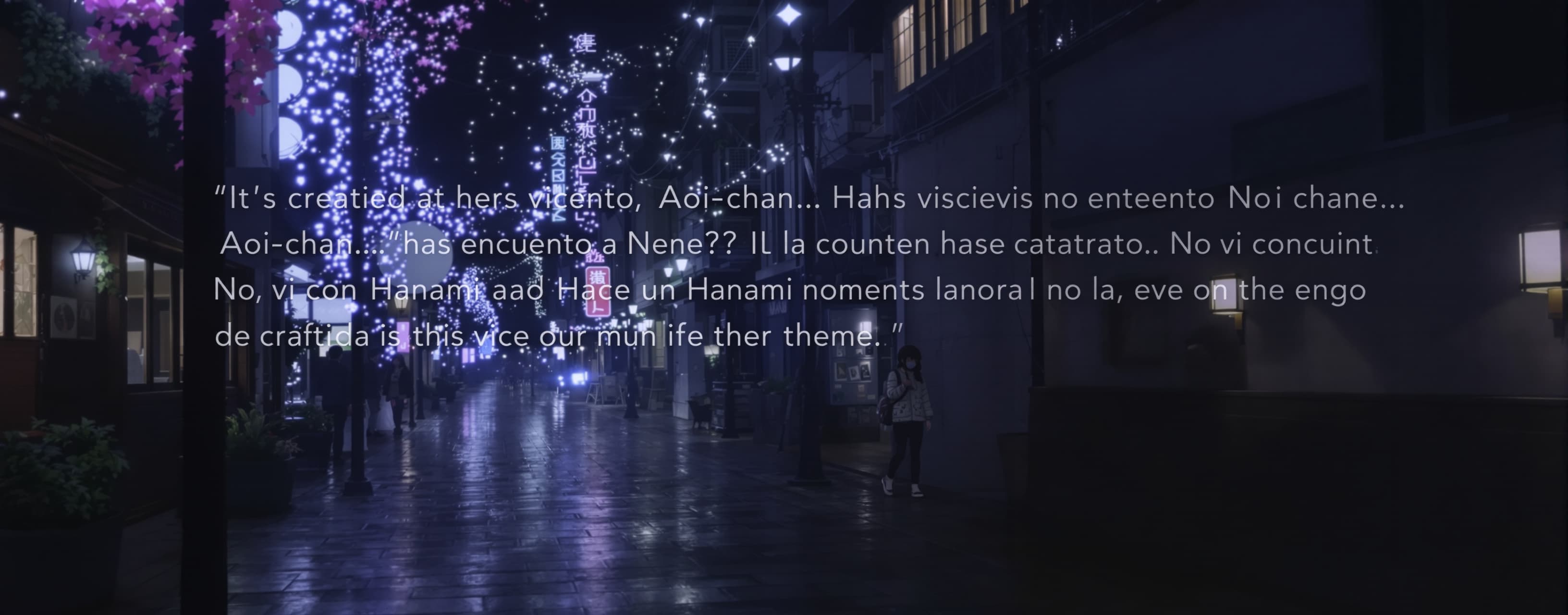 Aoi-chan... ¿has visto a Nene? No la encuentro hace rato. La...