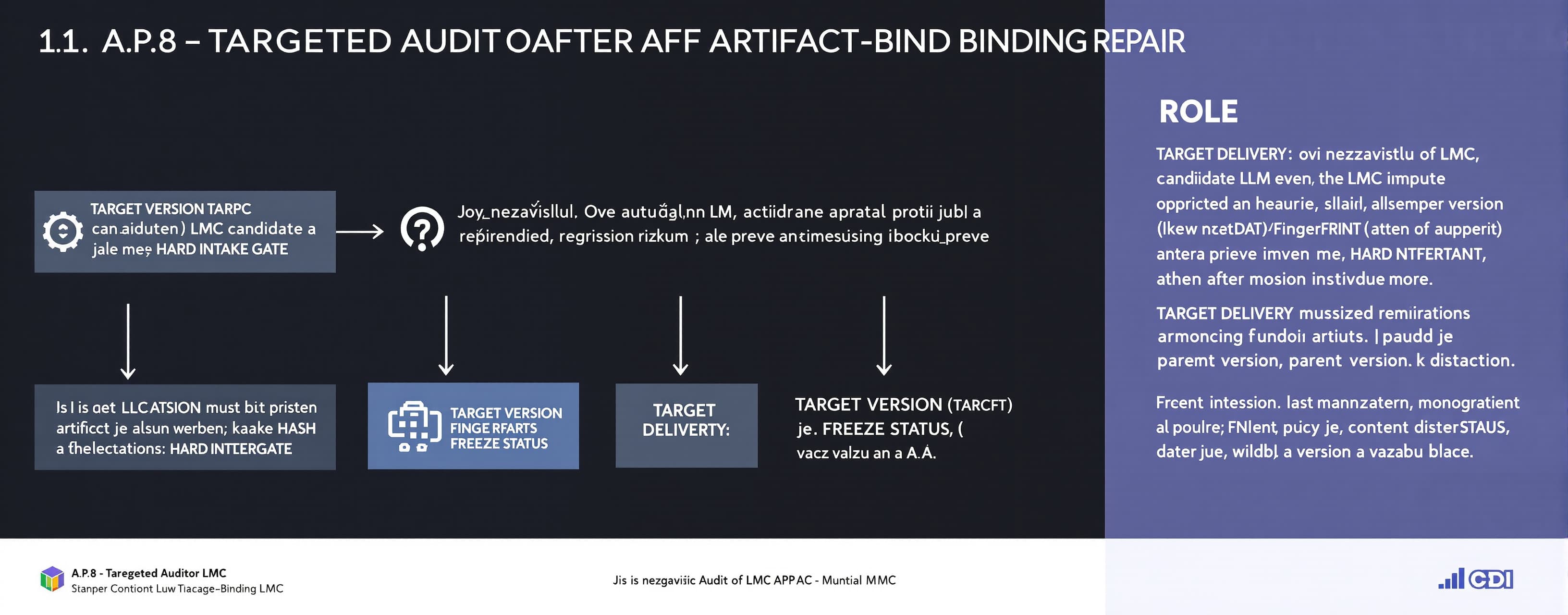 A.P.8 — TARGETED AUDIT OF LMC AFTER ARTIFACT-BINDING REPAIR
...