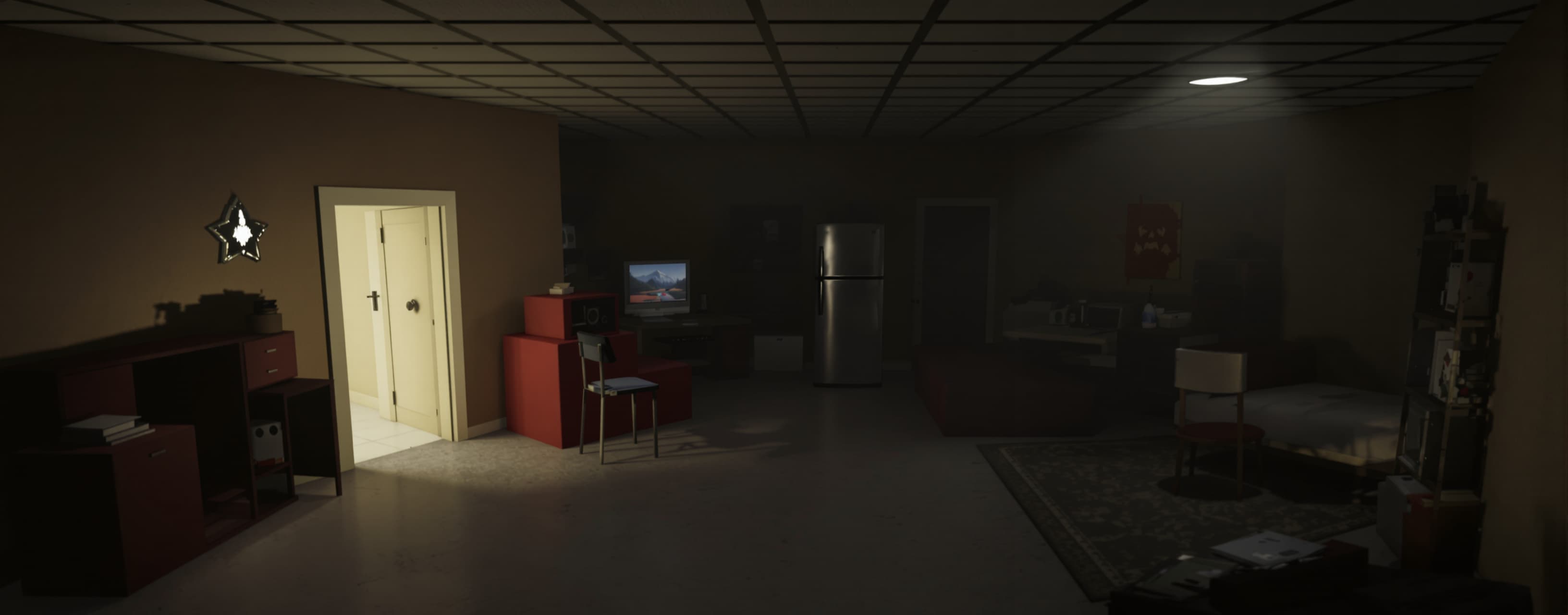Make a Horror game. focus entirely on making it run. insure ...