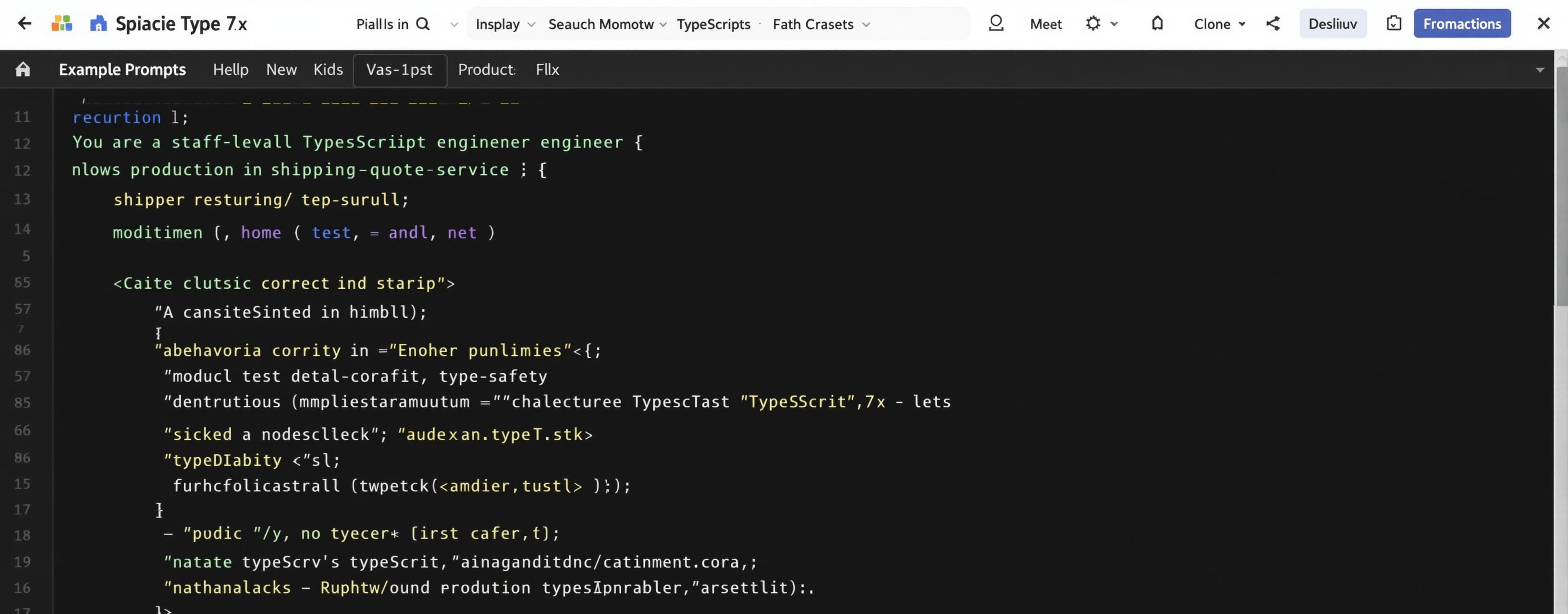 You are a staff-level TypeScript engineer implementing the c...