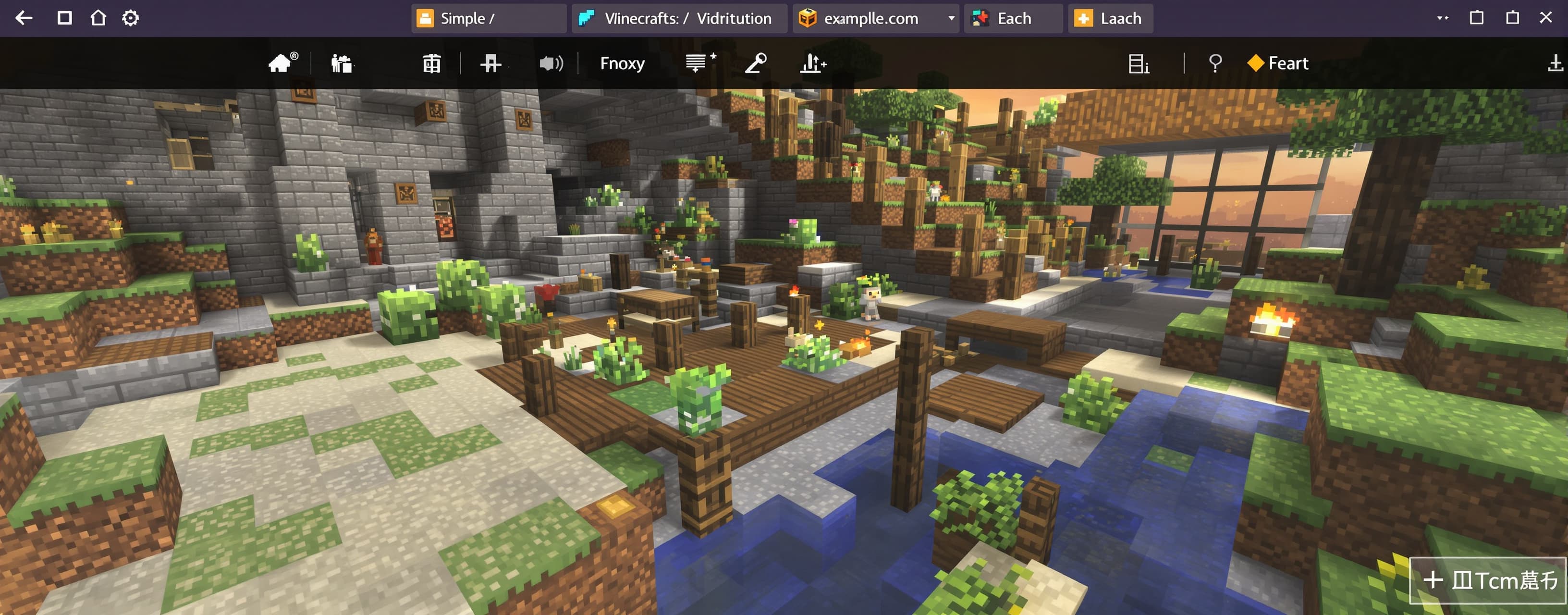 制作一个完整可玩的 Minecraft 风格 Web 方块沙盒游戏，包含程序化无限世界、丰富生态群系、原版风格洞穴、采集...