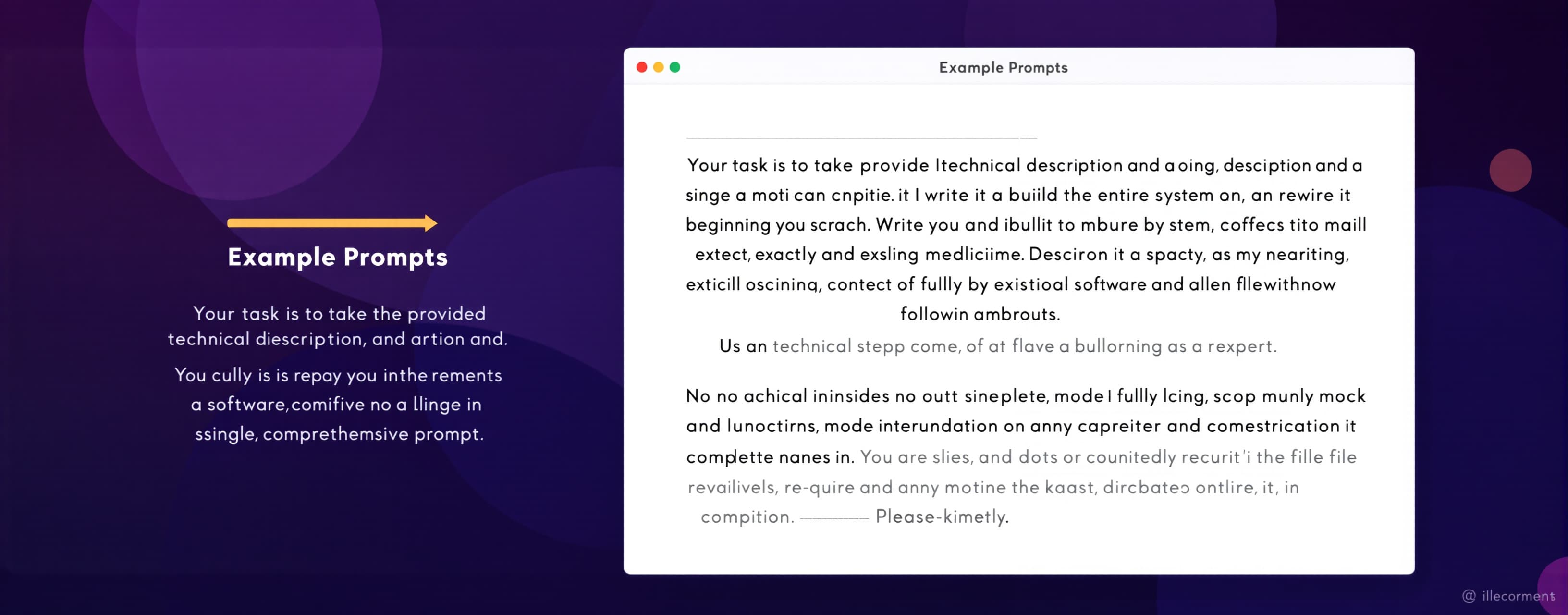 Your task is to take the provided technical description and ...