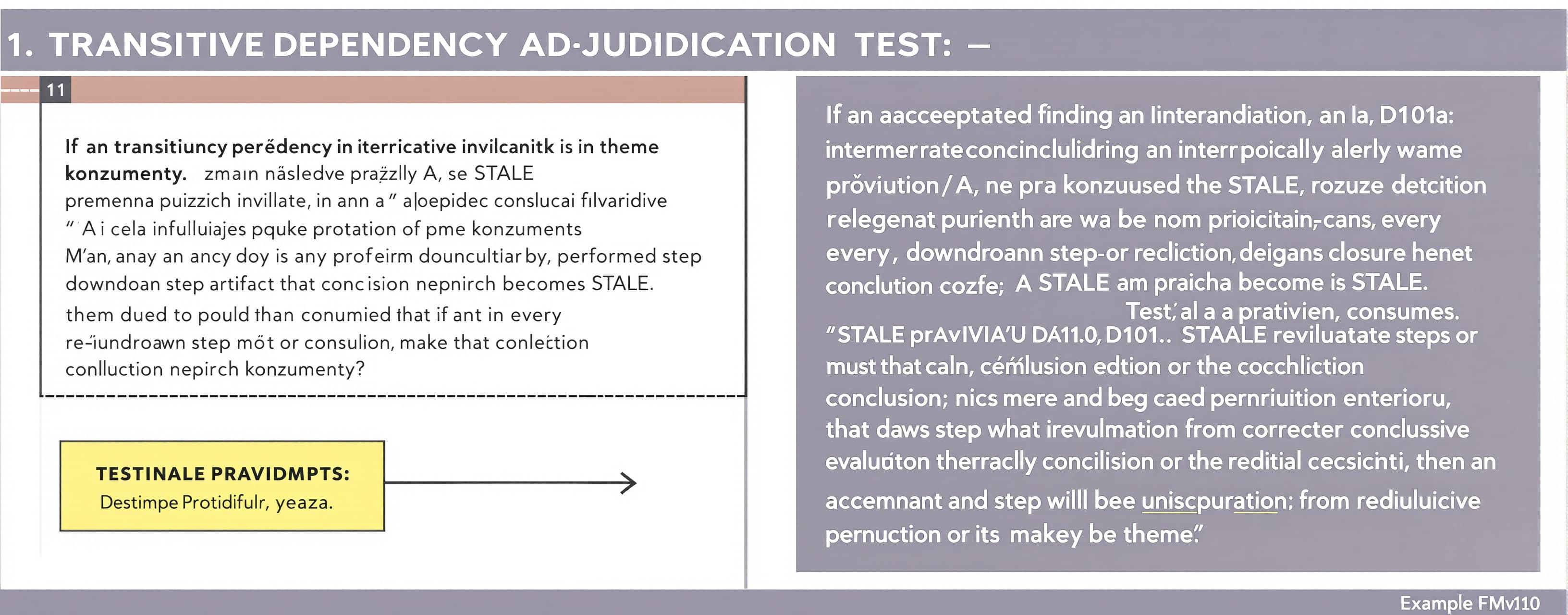 TRANSITIVE DEPENDENCY ADJUDICATION TEST — FM-ADJ-001a

ÚKOL
...