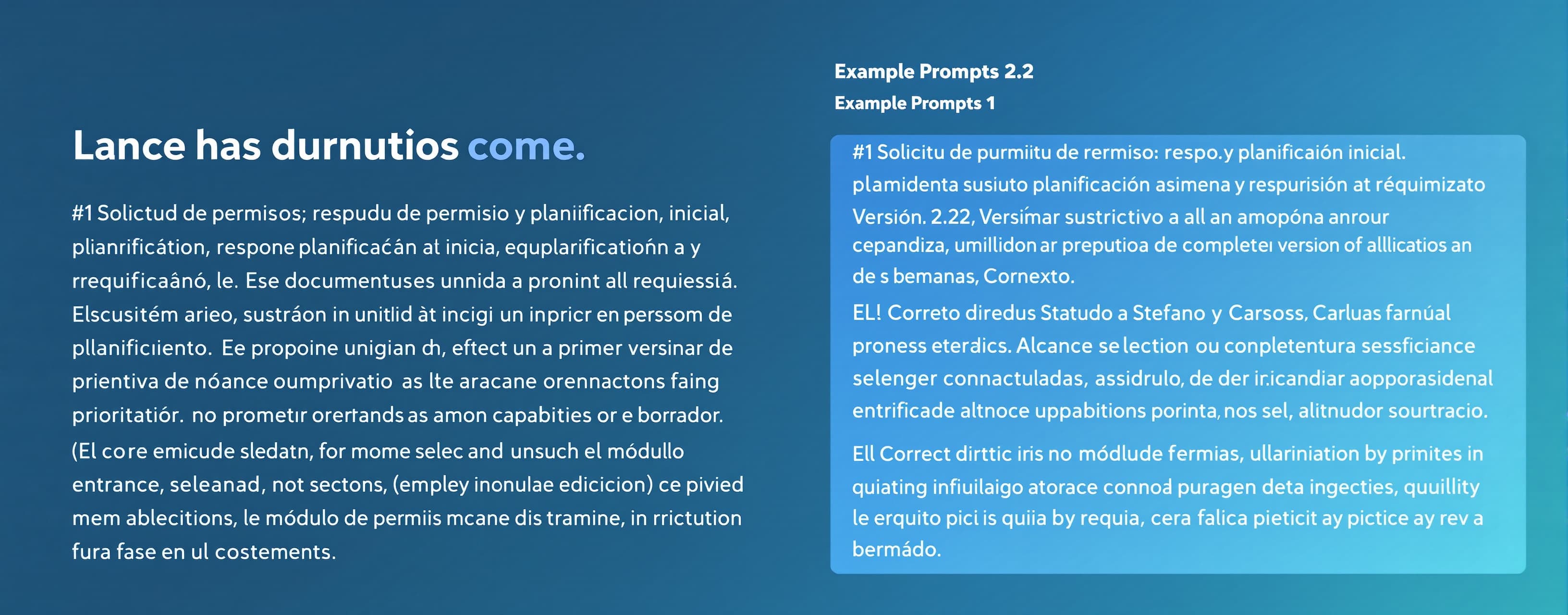 # Solicitud de permisos: respuesta y planificación inicial

...