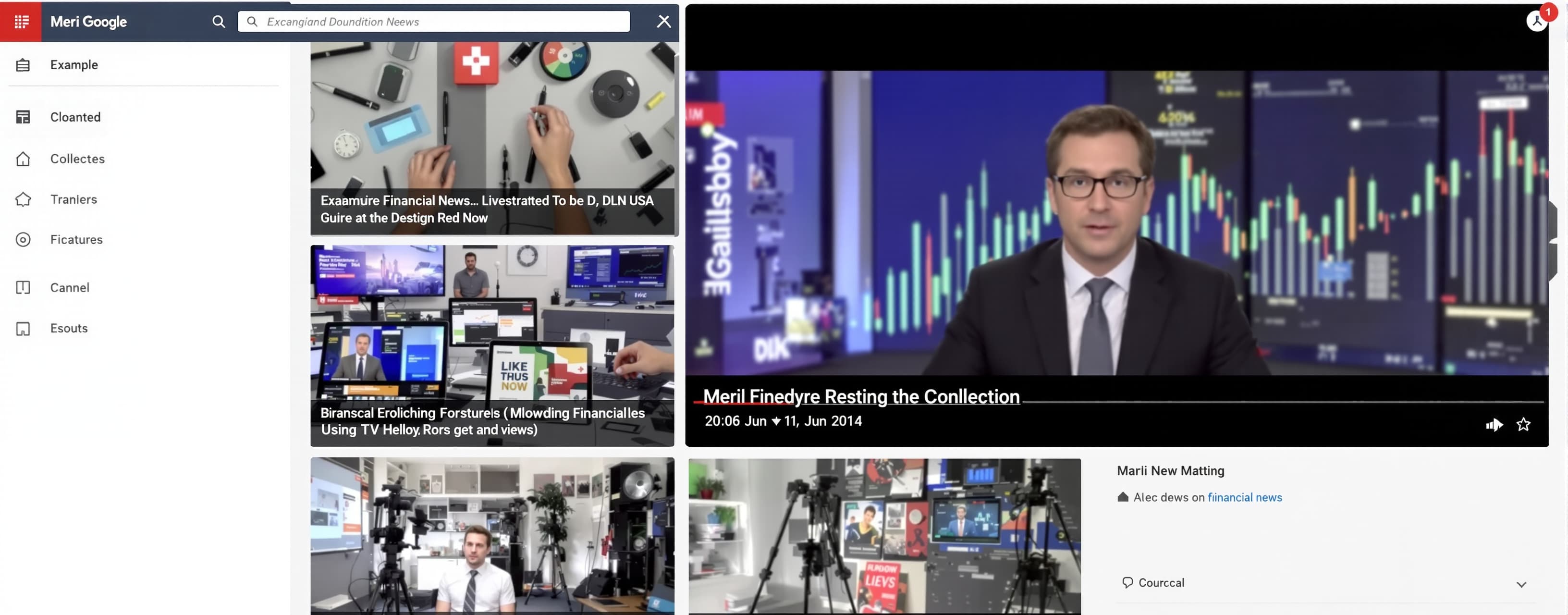 you want to transcribe a financial news livestream, so who a...