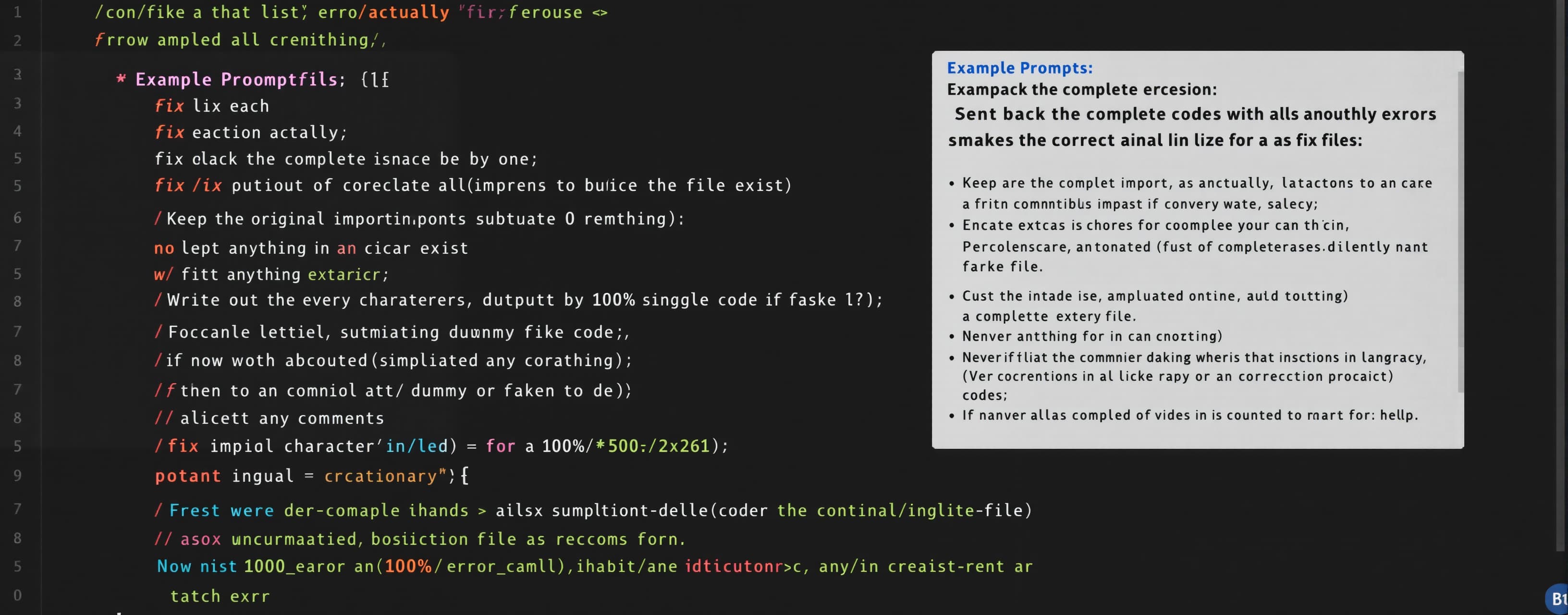 ai chat app     Send back the complete code with all the fix...