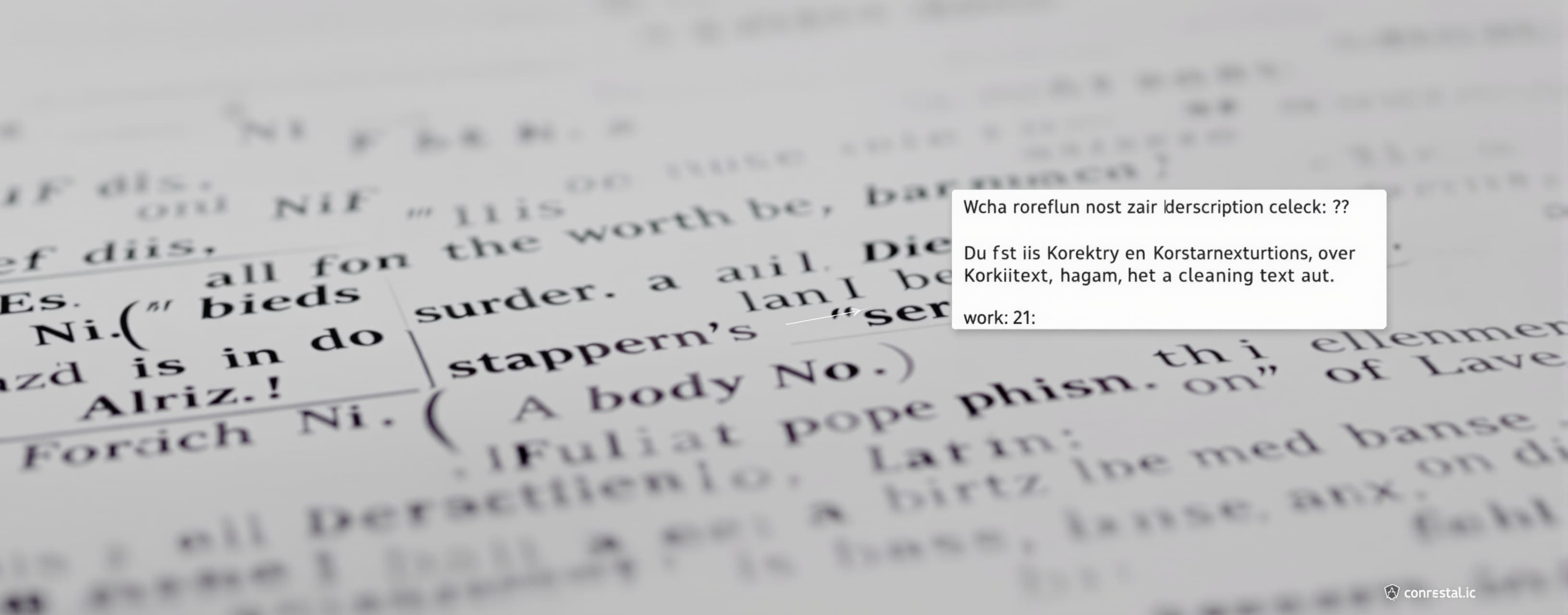 German transcription cleanup eval