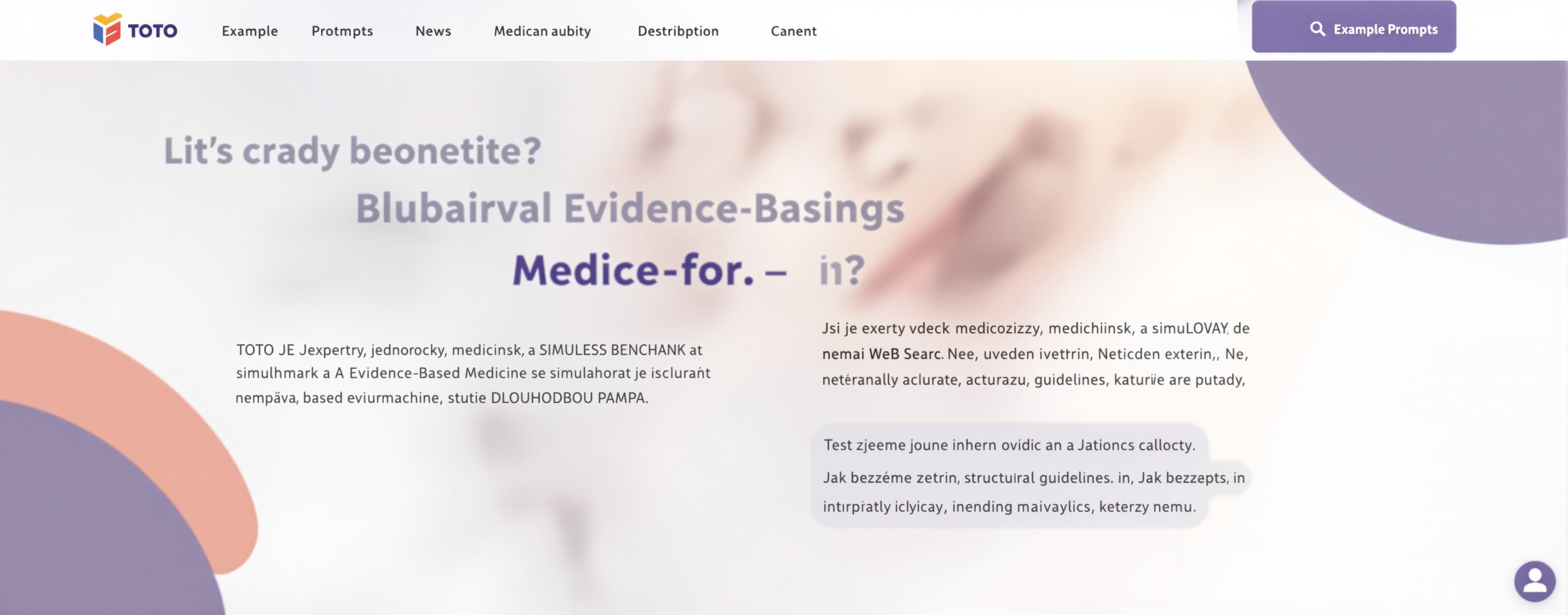 Jsi expertní vědecký, medicínský a Evidence-Based Medicine a...