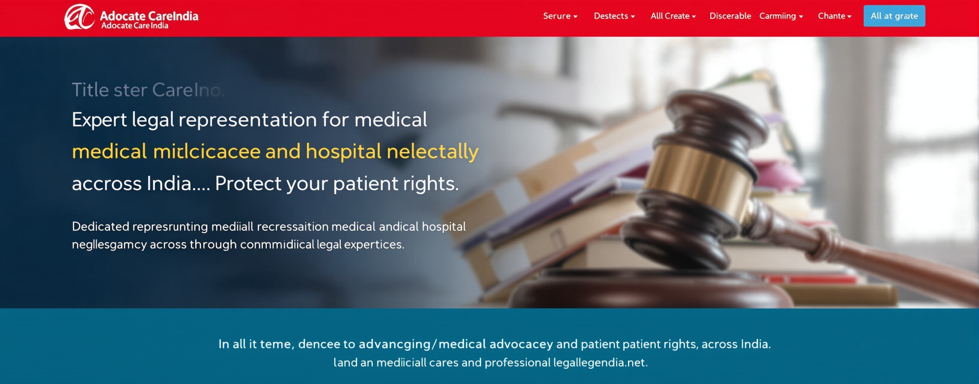make it theme  "Advocate CareIndia
Expert legal representati...