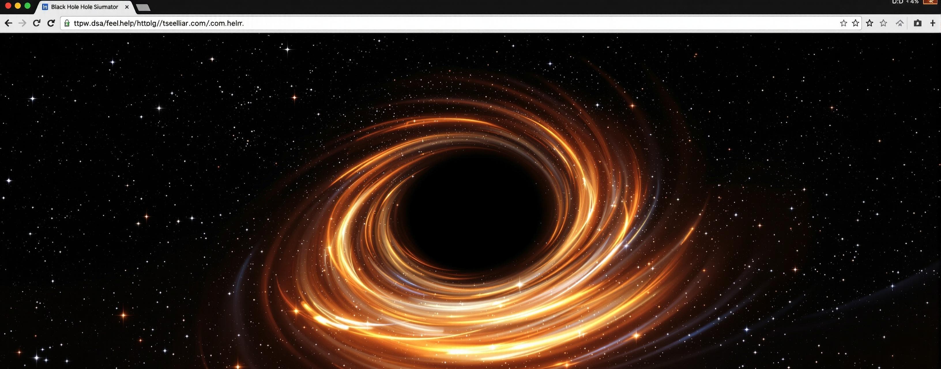 Black Hole Visualization Application