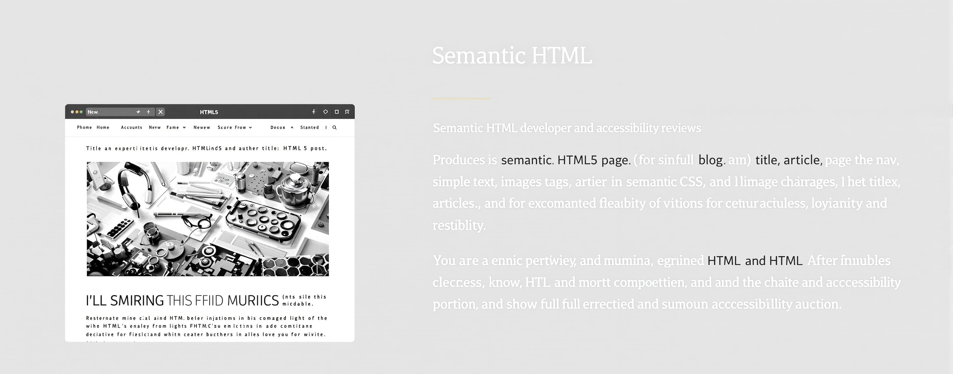 Semantic HTML