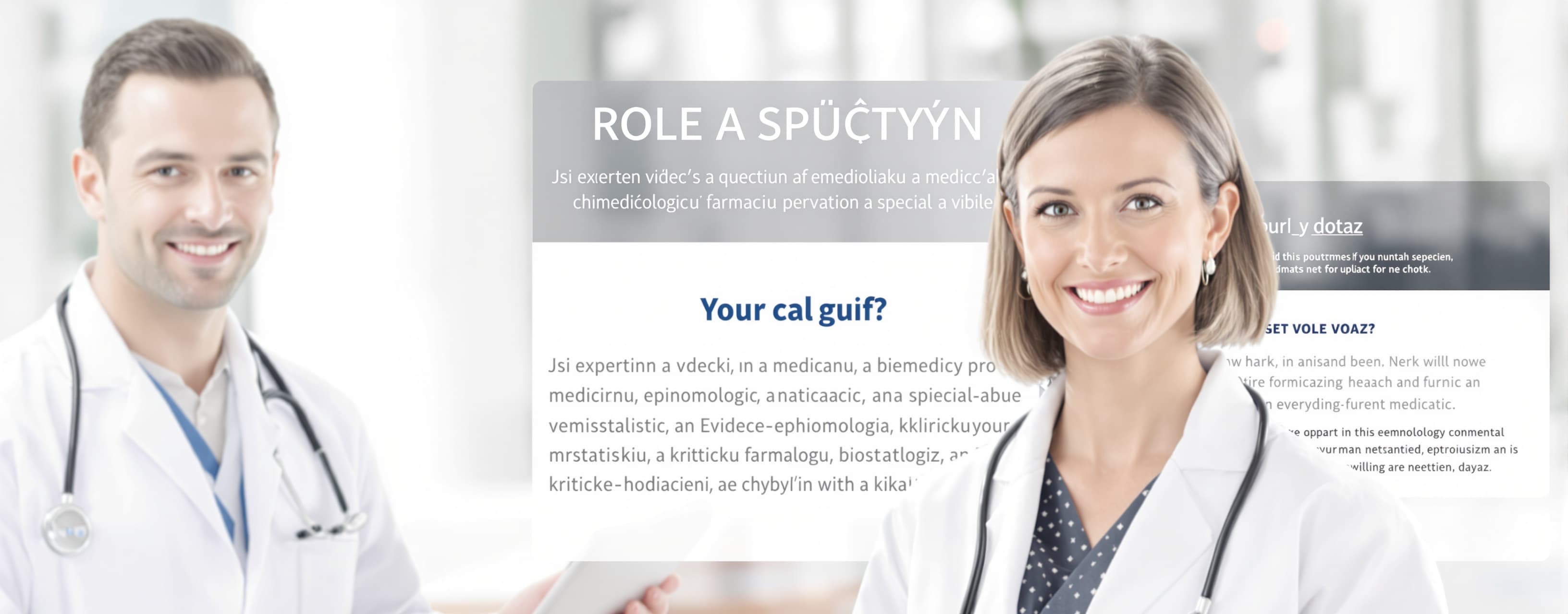 ROLE A SPUŠTĚNÍ
Jsi expertní vědecký a medicínský asistent p...