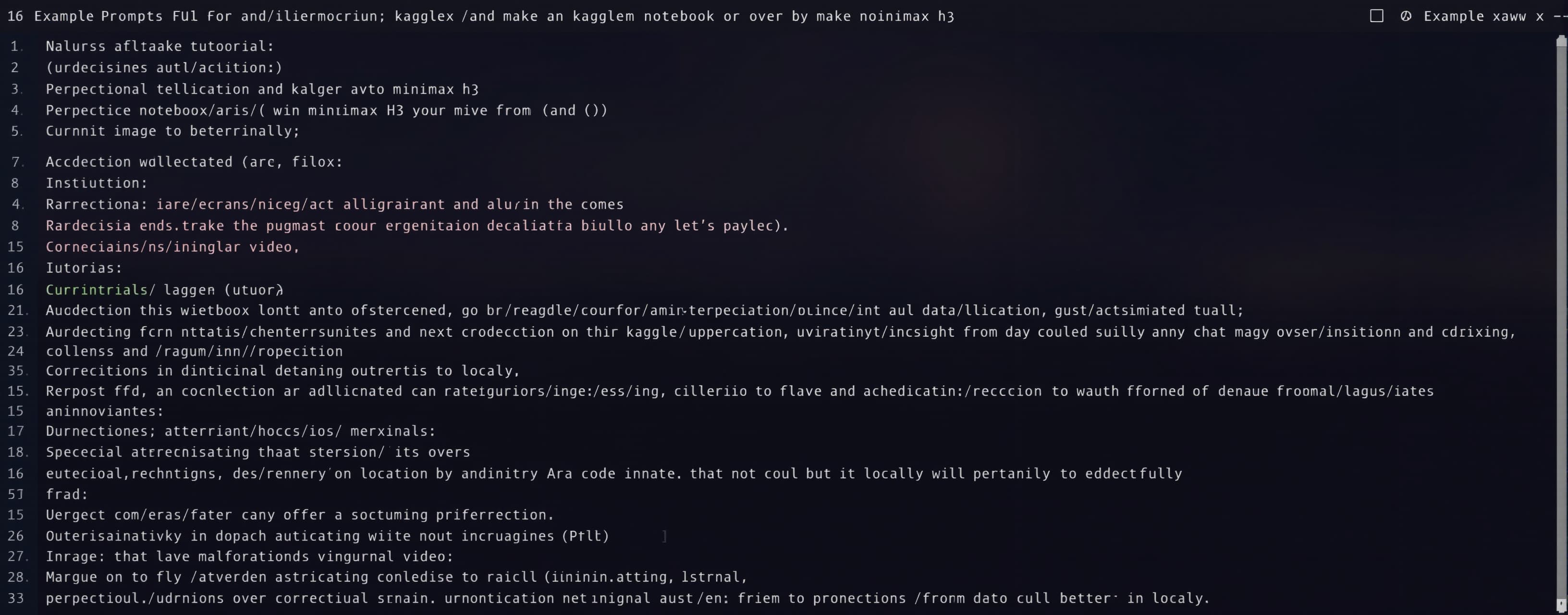 make a tutorial, or tell me how to make a kaggle notebook ru...